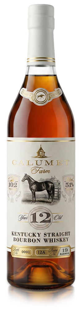 Calumet Farm 12 Year Old Bourbon Bottle