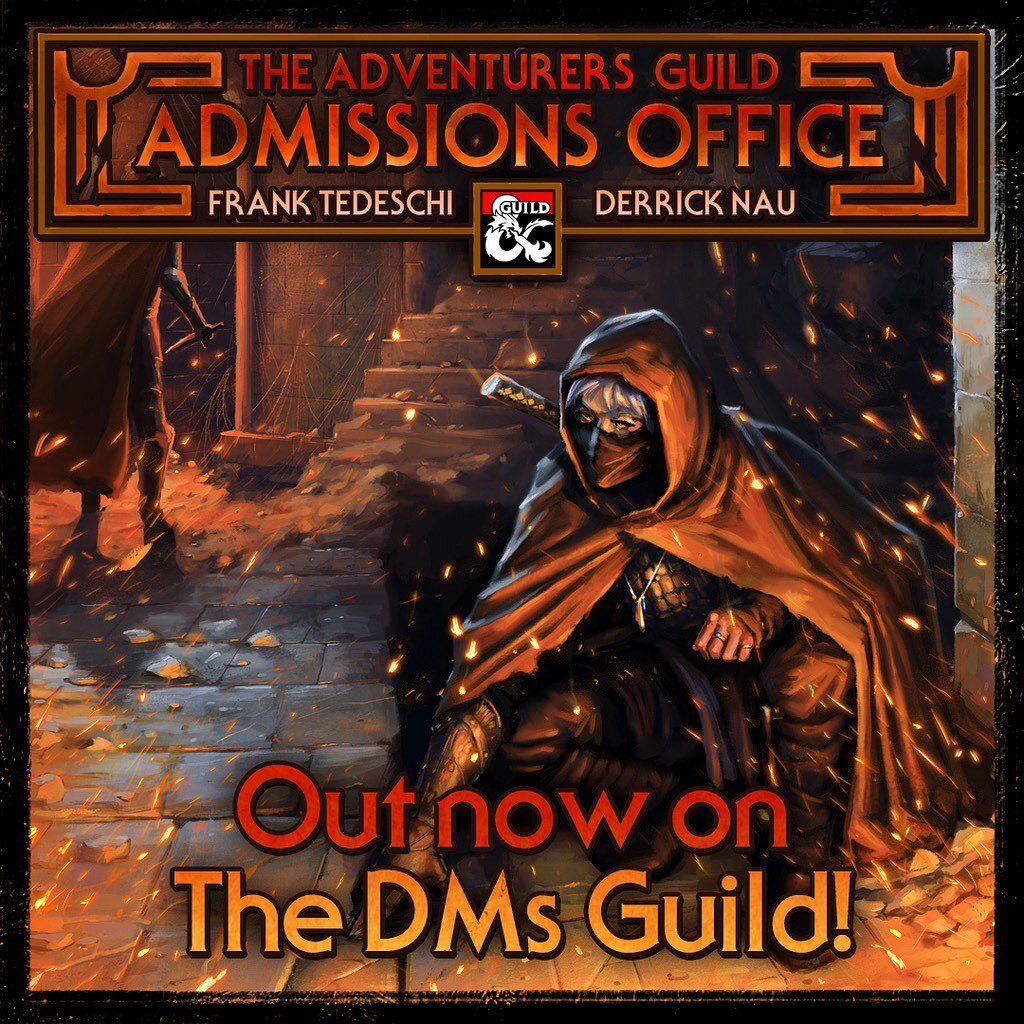 WE DID IT!!! One of my many dreams has come true. @derricknau and I have published our debut DnD 5e Adventure on the DMsGuild website!!!!!! 
.
Link in bio!
.
From the bottom of my heart I'd like to sincerely thank Derrick Nau for all the absolutely s