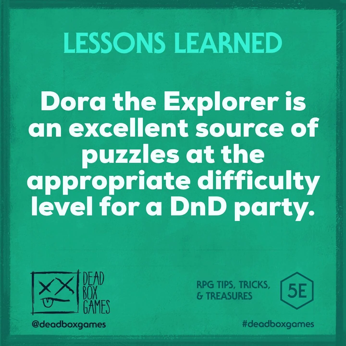 Using puzzles and riddles in your dnd game is truly an art form. A common complaint is that puzzles in game are too hard and bog down the game, slowing things to a crawl.
.
One way to help with this is to use reskinned kids puzzles. The abstract natu