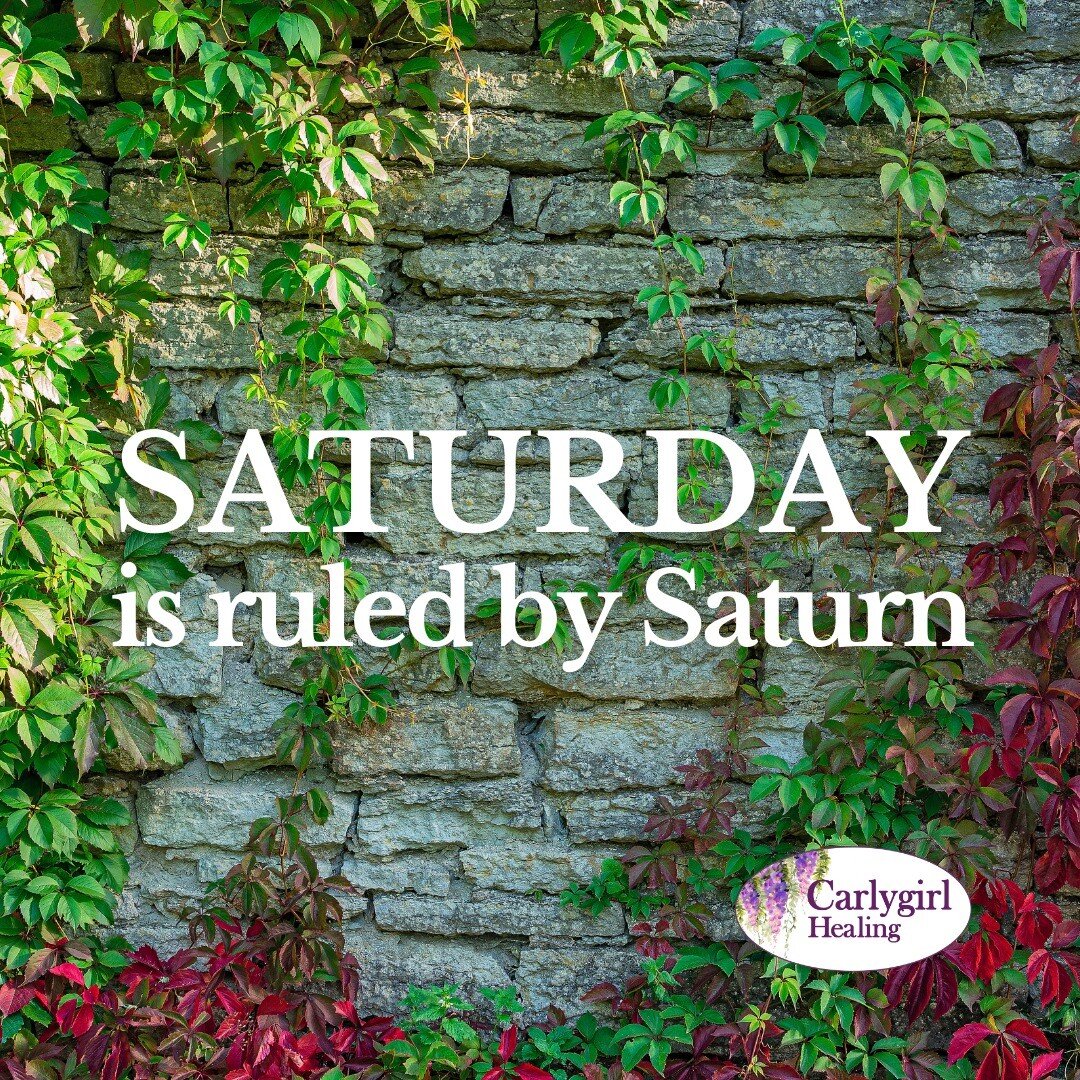Saturday is ruled by Saturn.

#carlygirlhealing #healinglove #healingenergy 
#astrologyforecast #saturday #saturn