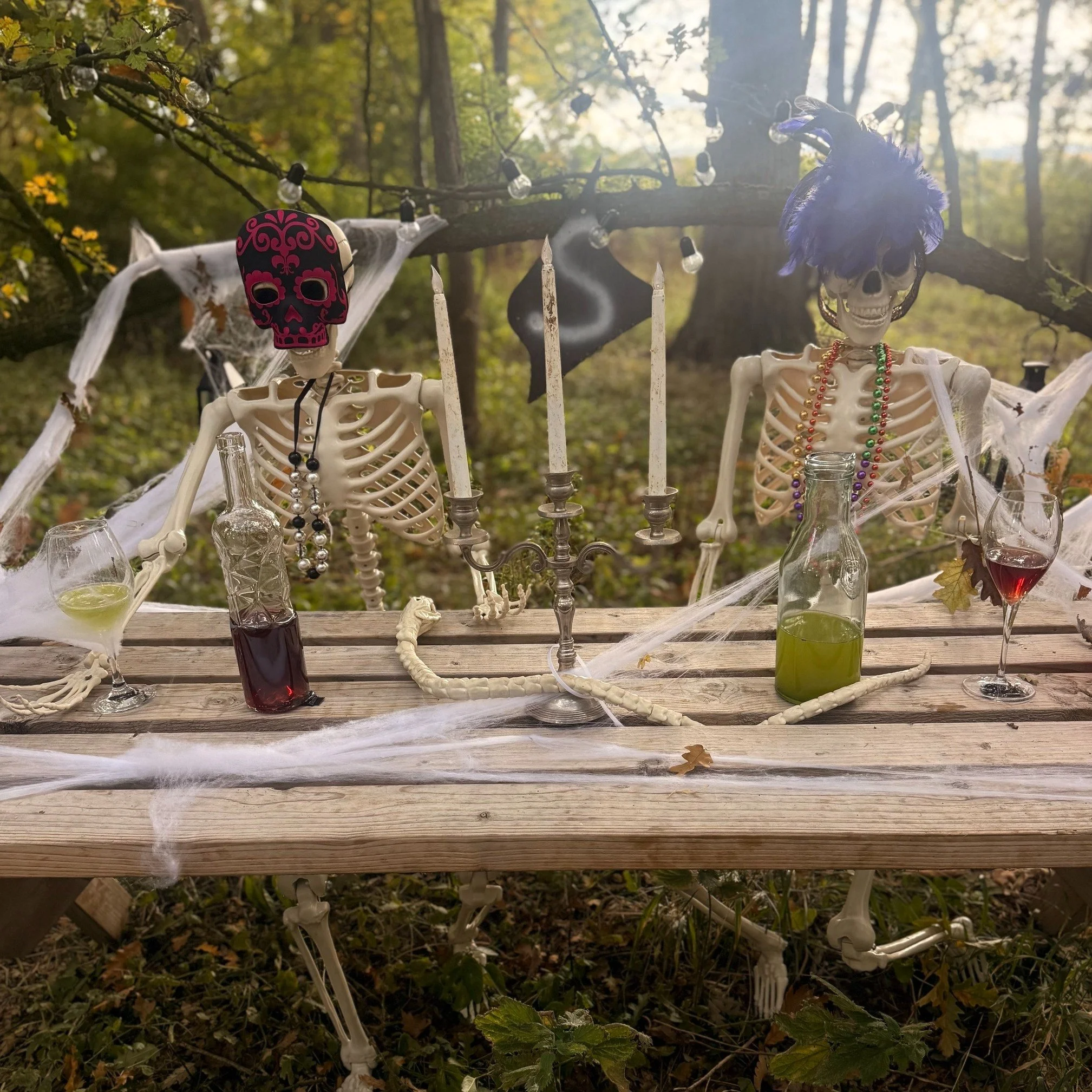 #p💀✨ High Lodge Farm: The Afterlife&rsquo;s Hottest Hangout ✨💀

These two dressed to death for a night out at the patch, and honestly, we can&rsquo;t blame them. 🎃 Join us for Pumpkin Nights, starting this Friday from 5pm!

Complete the Spooky Tra