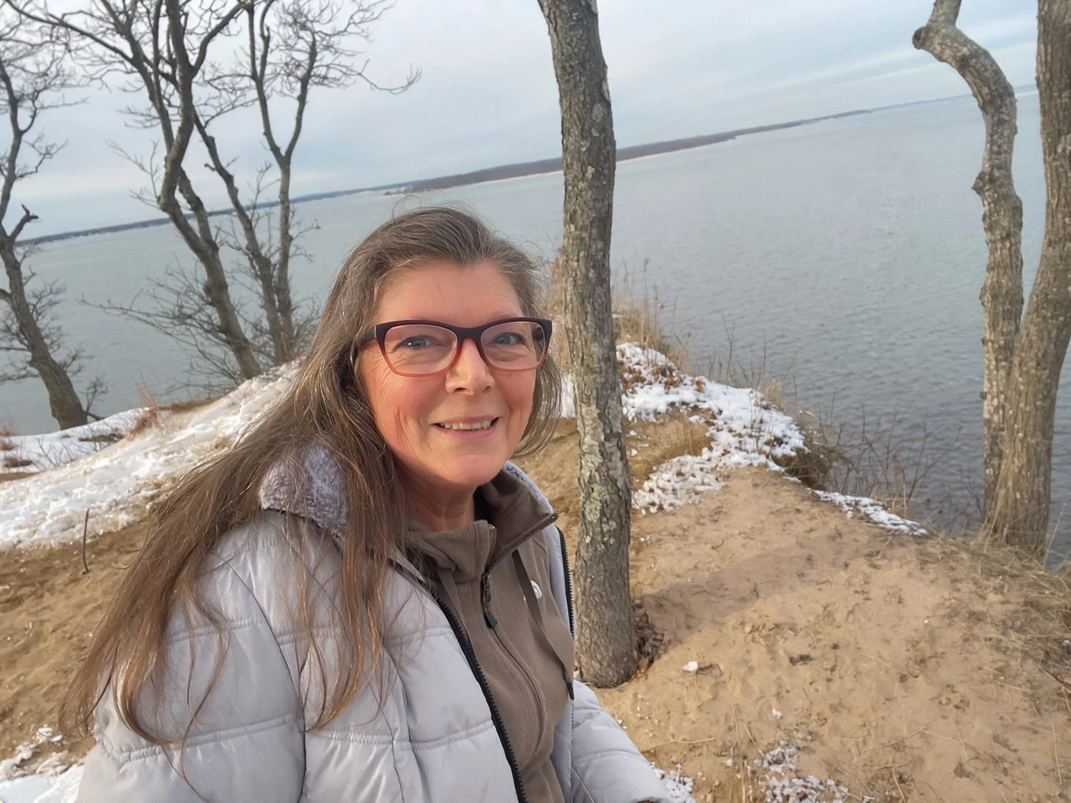 Photo of Diane out hiking