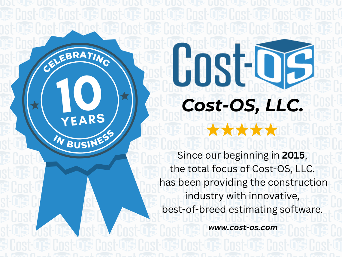 Celebrating 10 Years of Cost-OS, LLC.