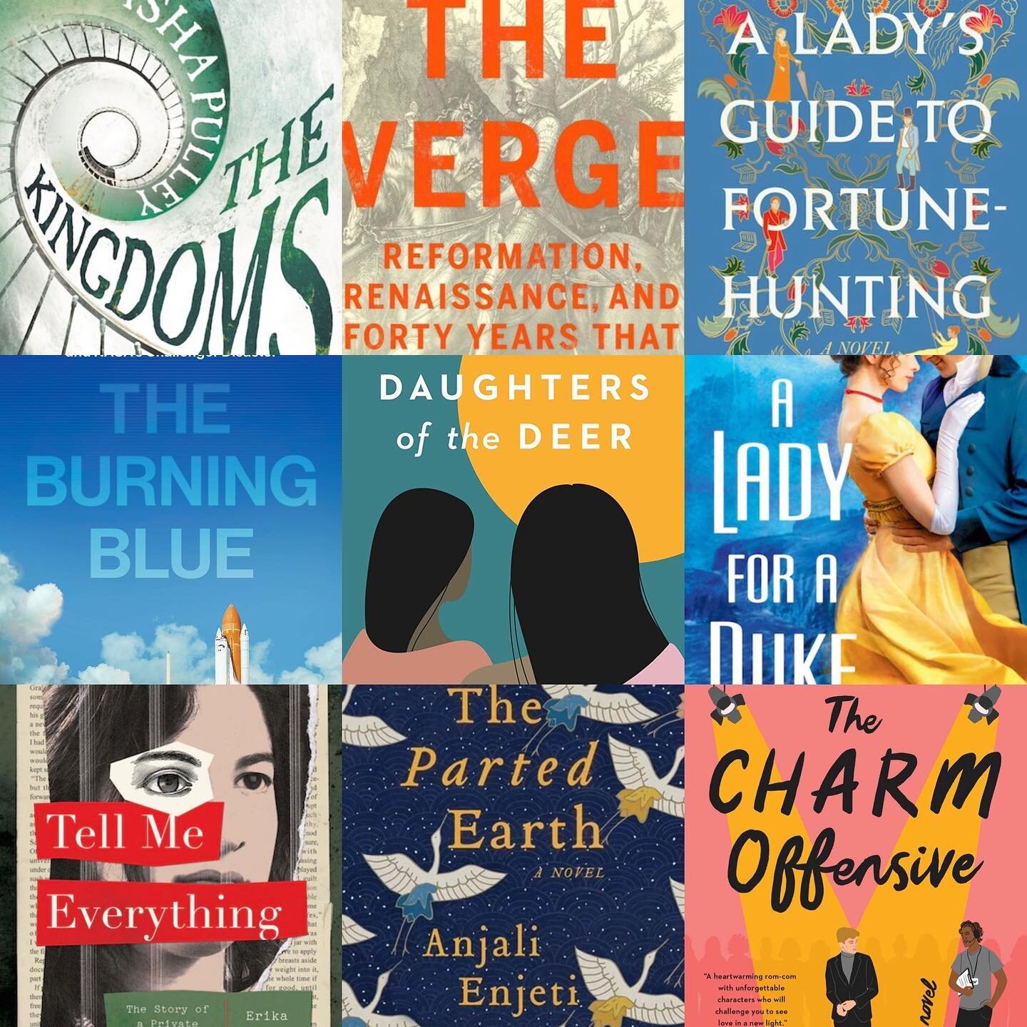 📖I read some excellent books in July/August. Standouts included:
*Daughters of the Deer, a beautiful, devastating novel about colonization, family, gender and so much more
*The Kingdoms, a time bending alternate history
*Tell Me Everything, a stunni