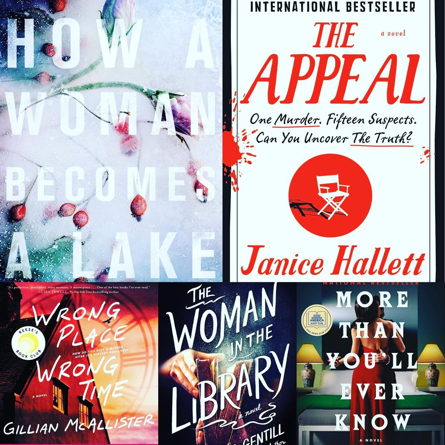 This month was apparently all about mysteries/thrillers for me. Each of these books took a unique approach to the traditional murder mystery:
 
🌊How a Woman Becomes a Lake felt like the literary version of a show like Broadchurch: ultimately more dr