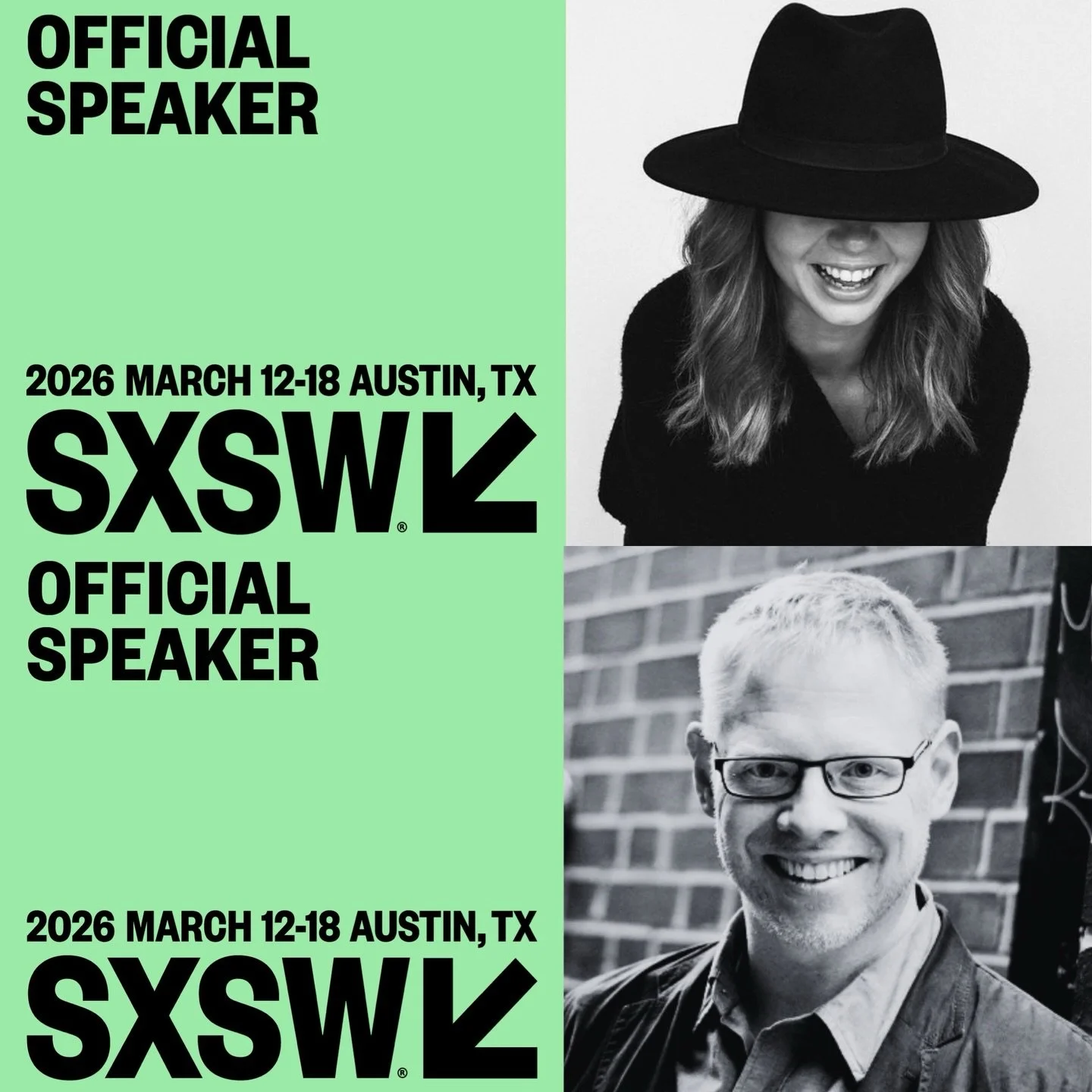 The dynamic duo you didn&rsquo;t know you needed. The plot twist you didn't expect.

I'm speaking at @sxsw alongside the unstoppable legendary @jonburkharttbc 

If pitching makes you sweat slightly this special session is for you. We're mixing Jon's 