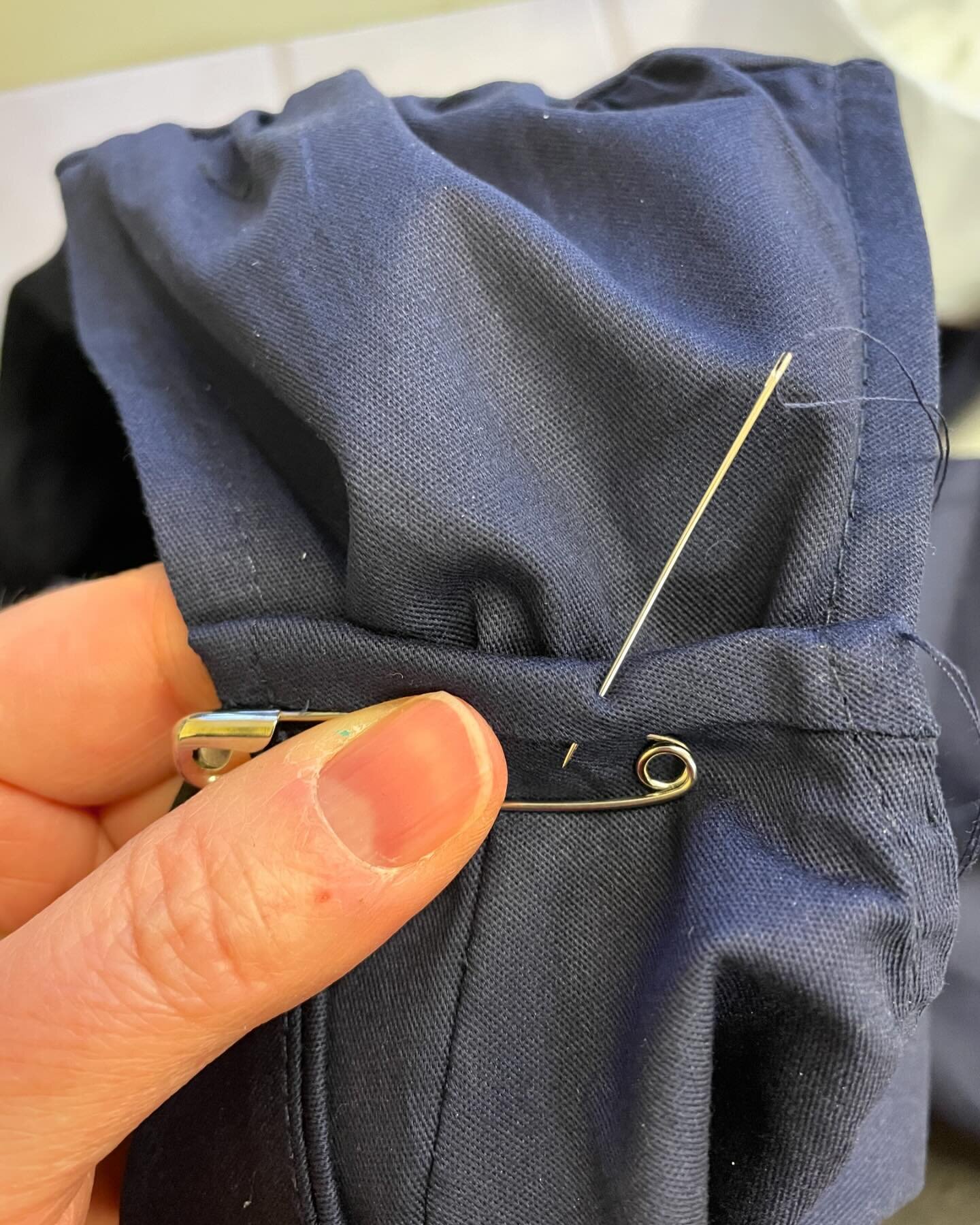 Tales from a Wardrobe Mistress. Sometimes alterations are just easier by hand&hellip; #dancecostumes #sewing #recital #dancerecital