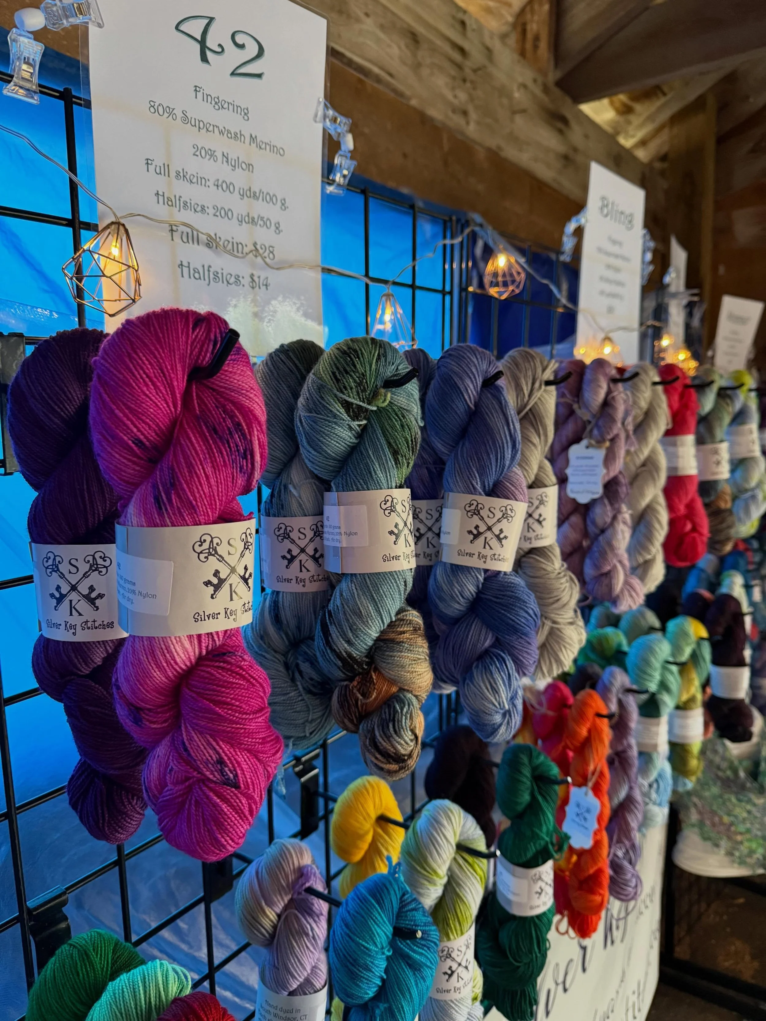 It&rsquo;s the final (like&hellip;really final) day of @masheepwoolcraftfair!  I&rsquo;m in Barn 2 with some amazing vendors. Brave the rain&mdash;we&rsquo;re dry inside and are ready to go!  Here until 4!