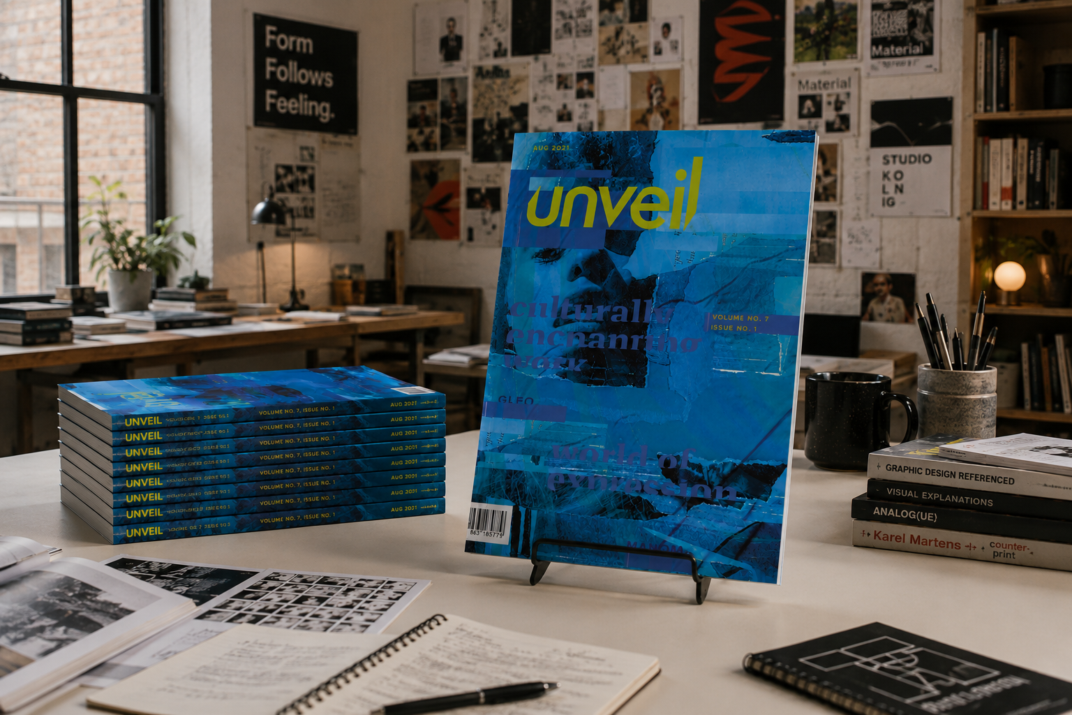 unveil: publication & brand identity