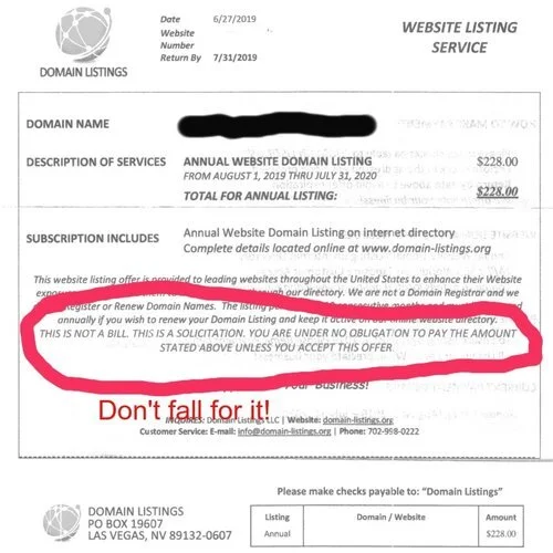 ALERT! DOMAIN-LISTINGS.ORG: IS IT A SCAM?