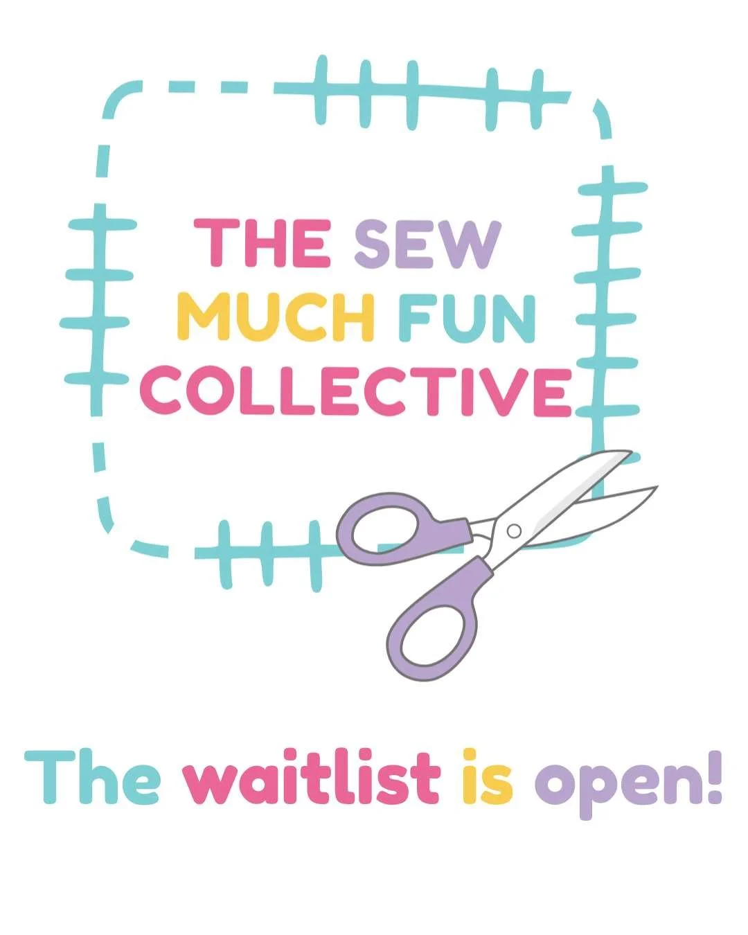 🎉 The waitlist is OPEN for the Sew Much Fun Collective! 🎉

If you&rsquo;re looking for a sewing space that&rsquo;s joyful, useful, a little rebellious&mdash;and definitely *not* about perfection&mdash;this is for you.

🧵 Learn new skills 
👜 Make 