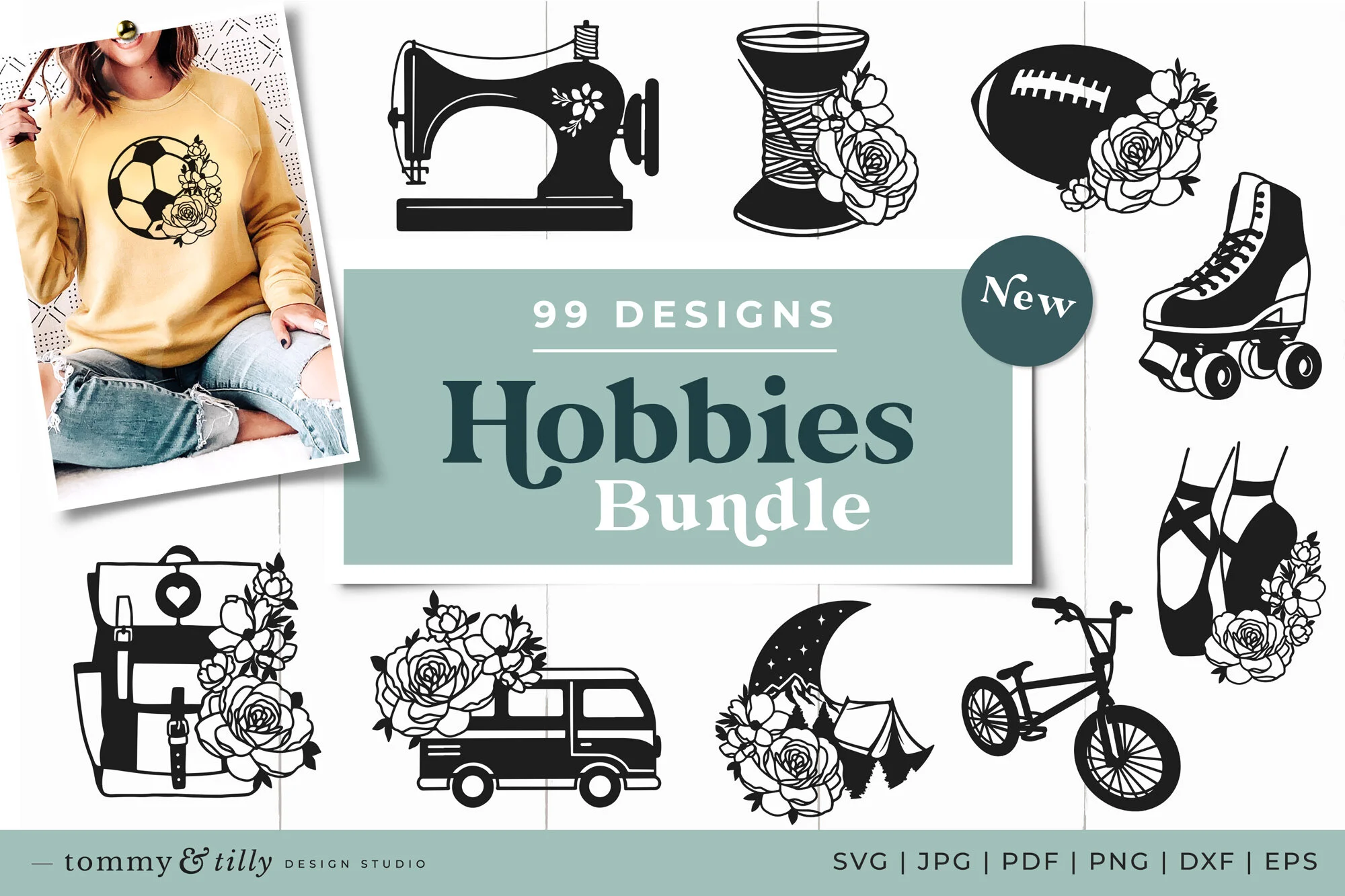 Download Free Svg Wildflower Bundle Cutting File For Cricut And Silhouette Cameo Vinyl Projects Tommy Tilly Design