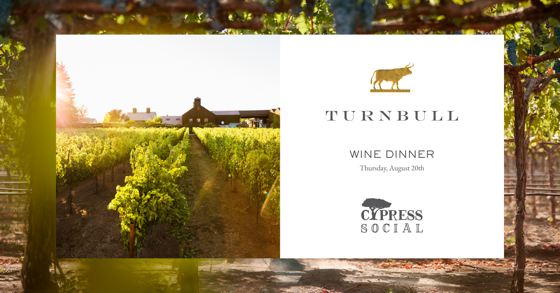 Turnbull Wine Dinner