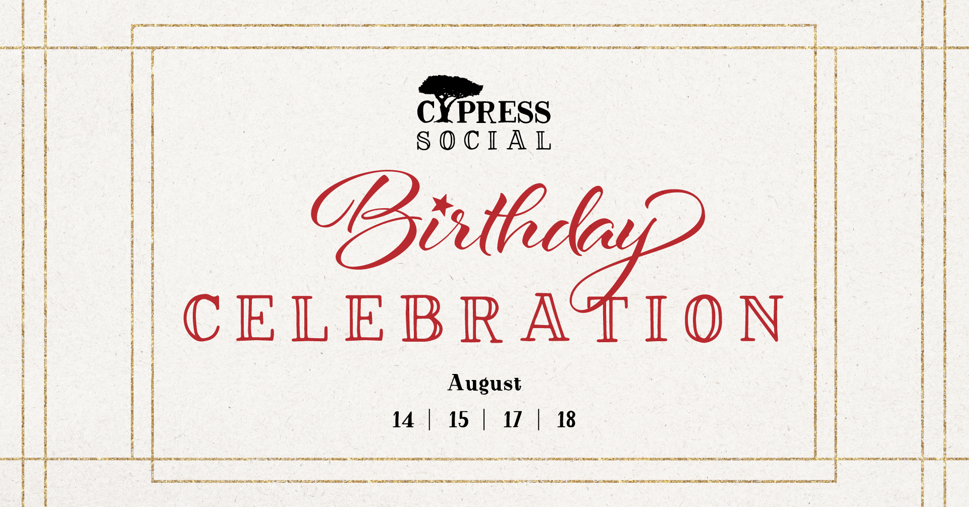 Cypress Social 6th Anniversary