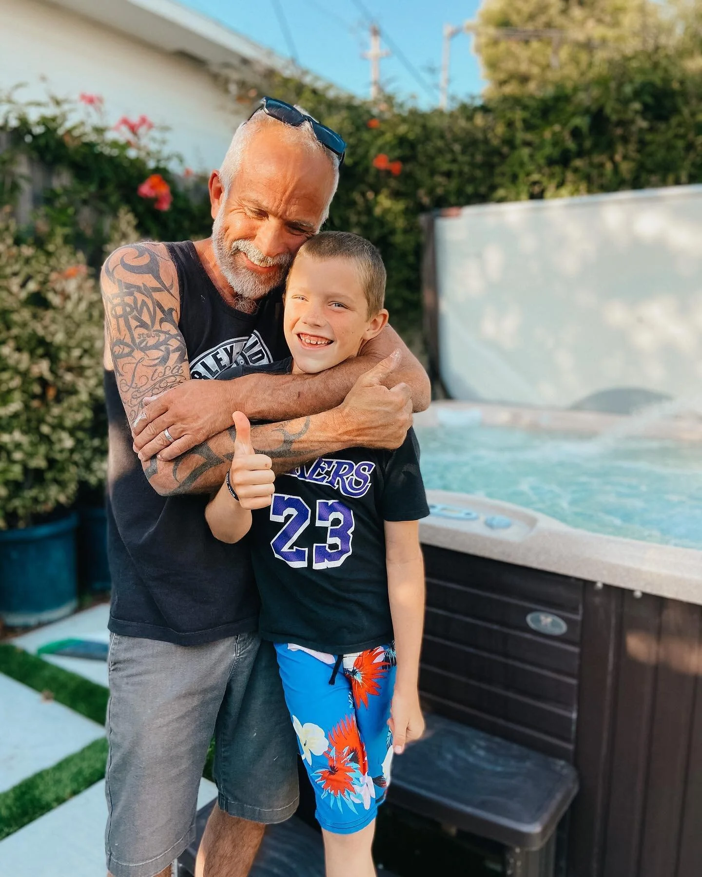 Whenever we can&rsquo;t figure out how to do something around the house we call papa and he always shows up. So grateful for my handy dad, we love you pops! ❤️