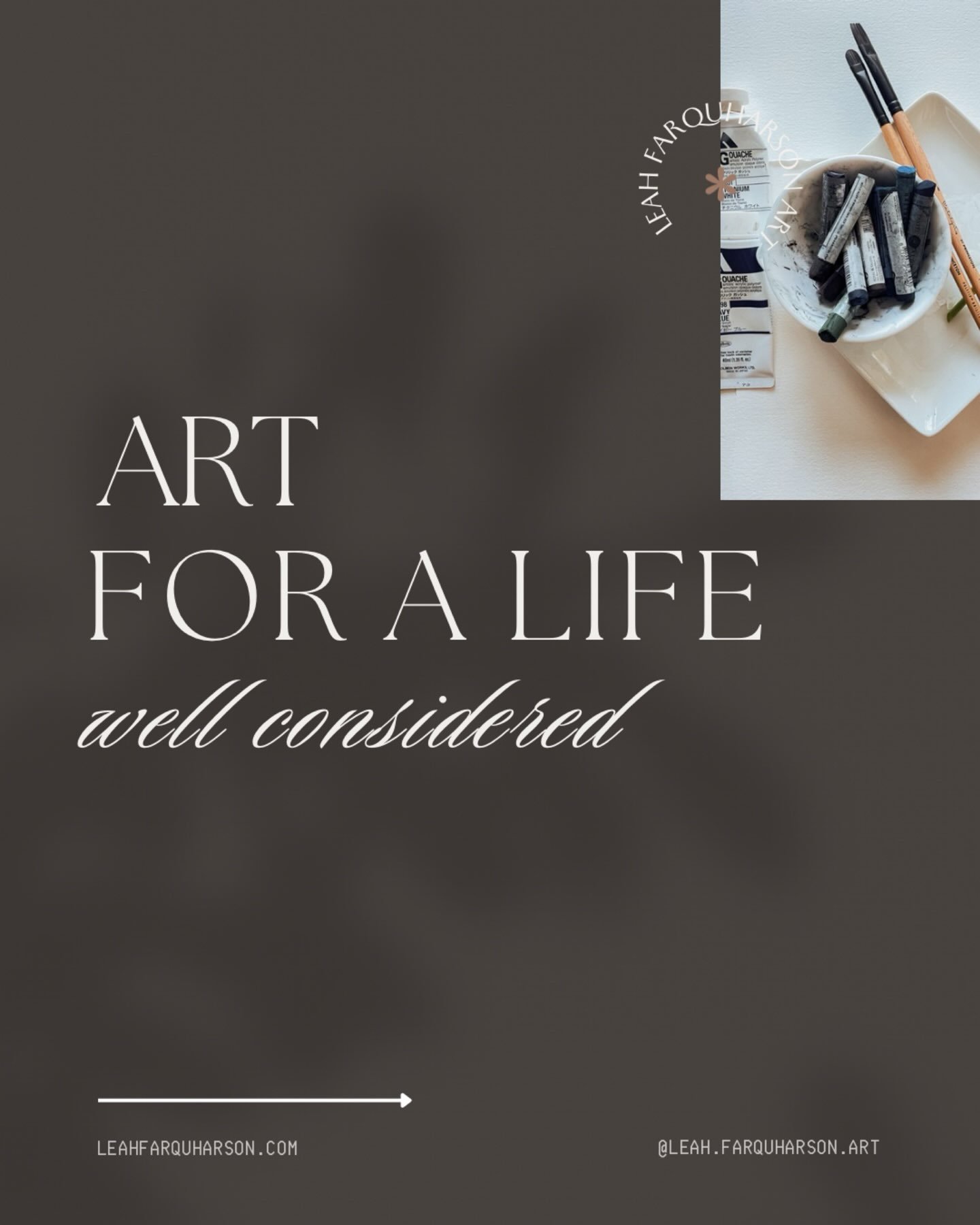 If you&rsquo;re new here, welcome. I&rsquo;m so glad you&rsquo;ve found your way to my little corner of the art world.

I&rsquo;m Leah &mdash; an artist creating abstract botanical paintings inspired by the natural world, the movement of water, and t