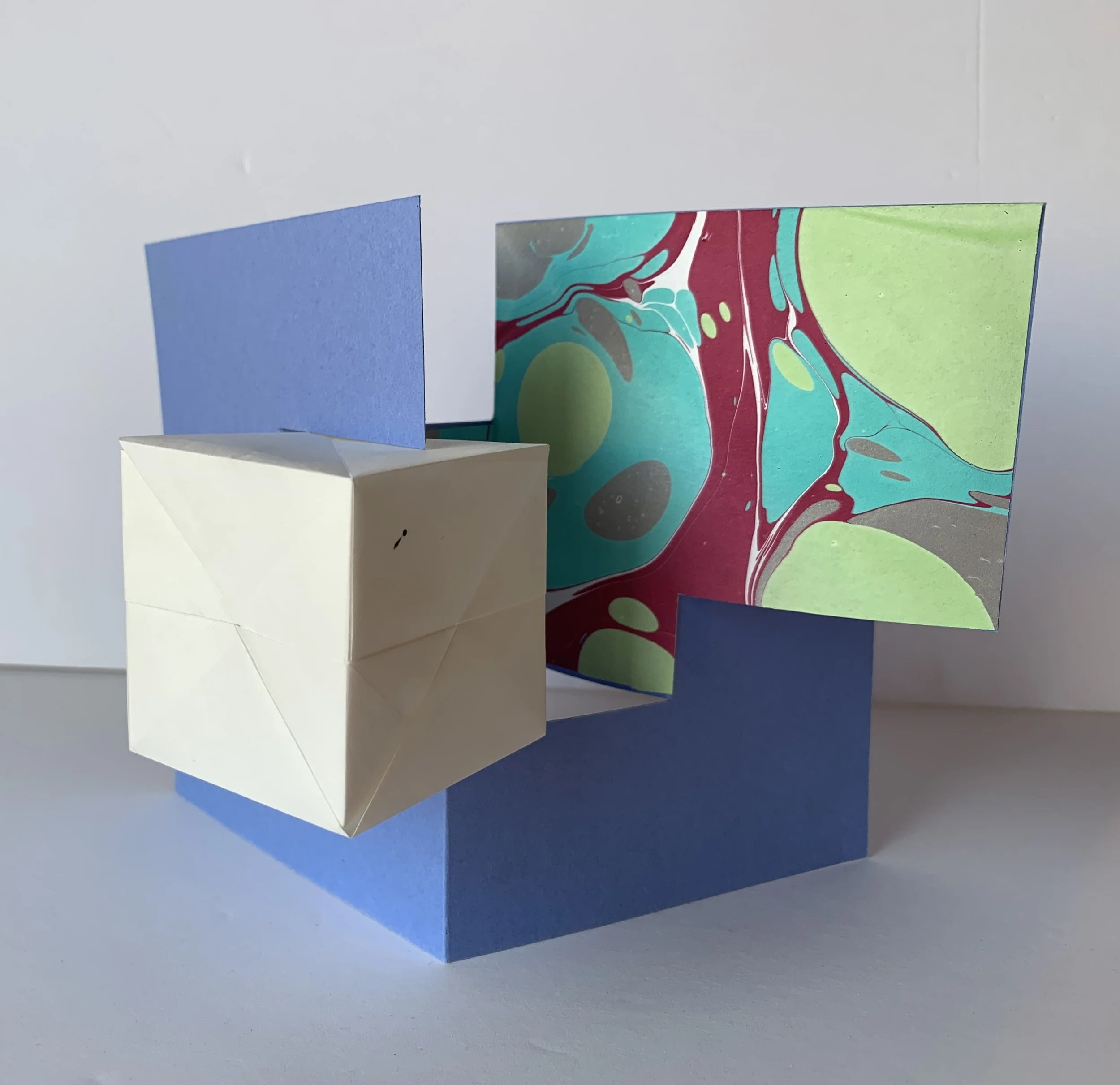 In the Balance. Folded paper elements. 2022