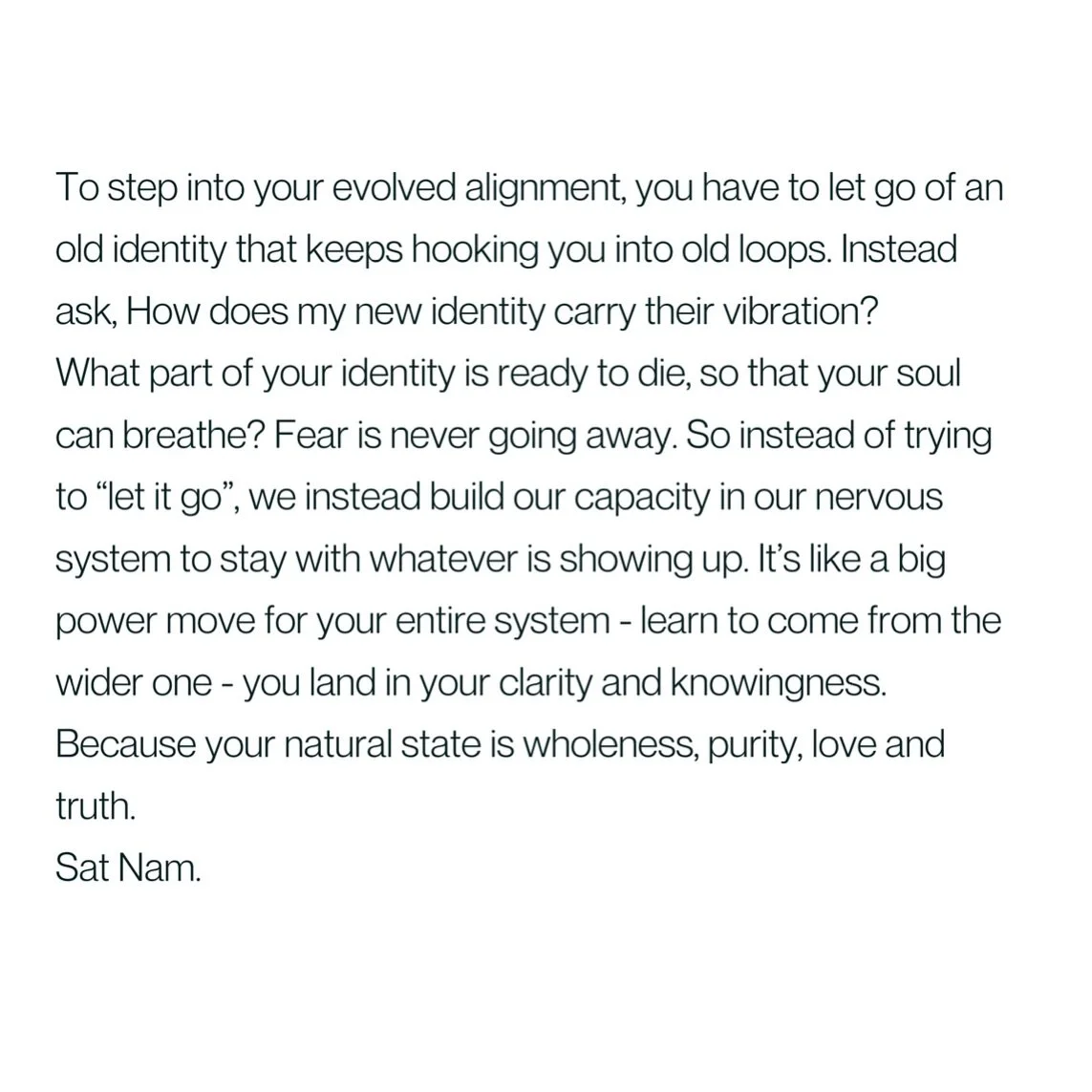 My emails are a pump up jam for your soul✊🏼. Every week you get to feel a charge of energy land in your inbox&hellip;.lets goooo.

Get somatic tools insights and a whole bunch of my love pouring into each one&hellip;💌

⟲Get it. Comment below 💌 or 