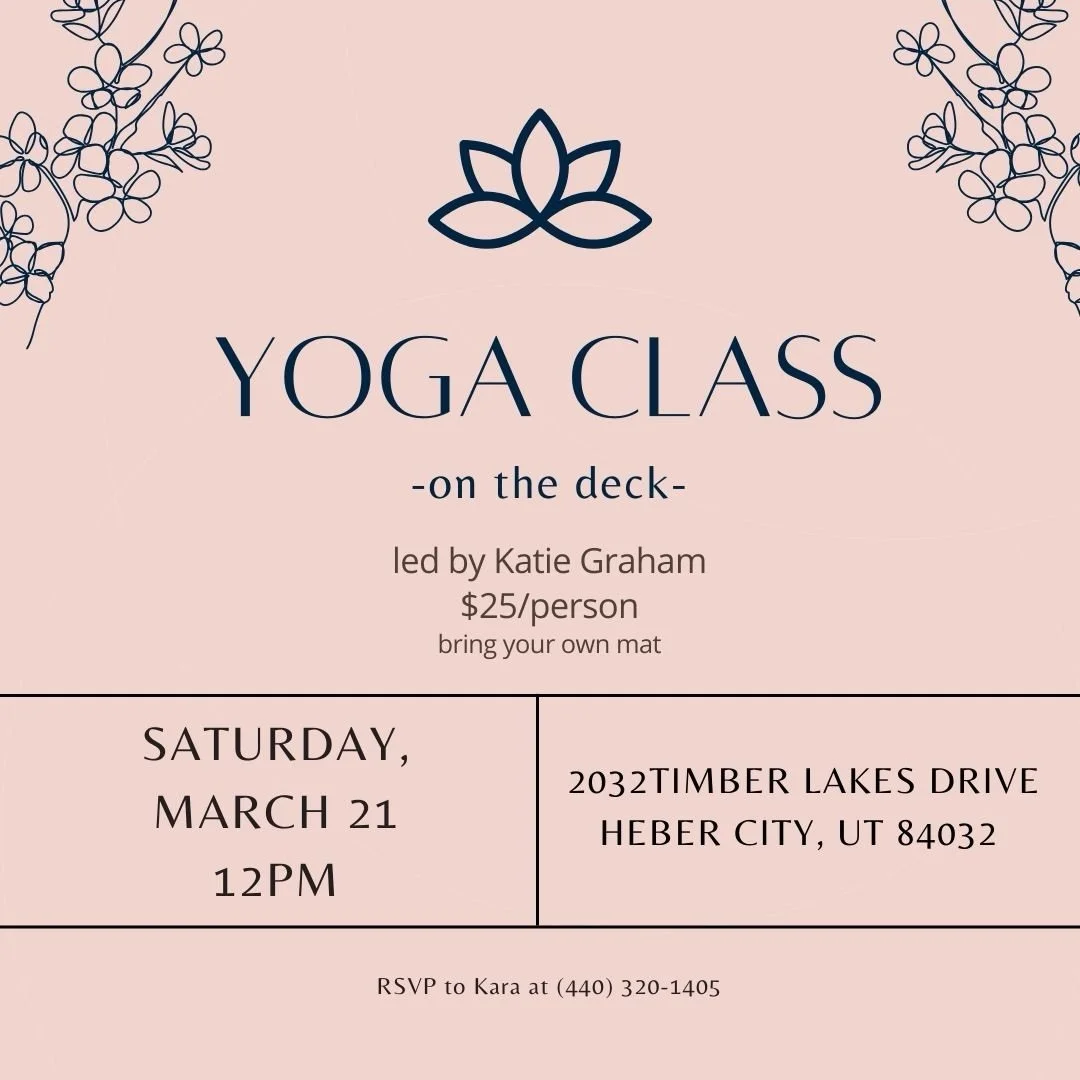 I&rsquo;d love to have you come join for a women&rsquo;s yoga class this Saturday. A laid back, friendly lady yoga class on the deck. Come unwind, rejuvenate and invite your friends for this ladies yoga! 60-minutes of yoga and some time to hang and s