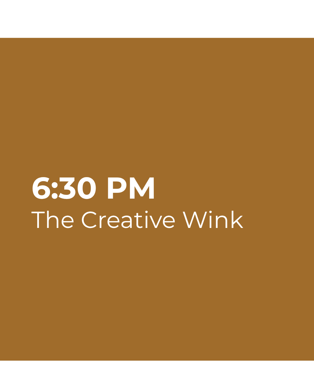 The Creative Wink with Deborah