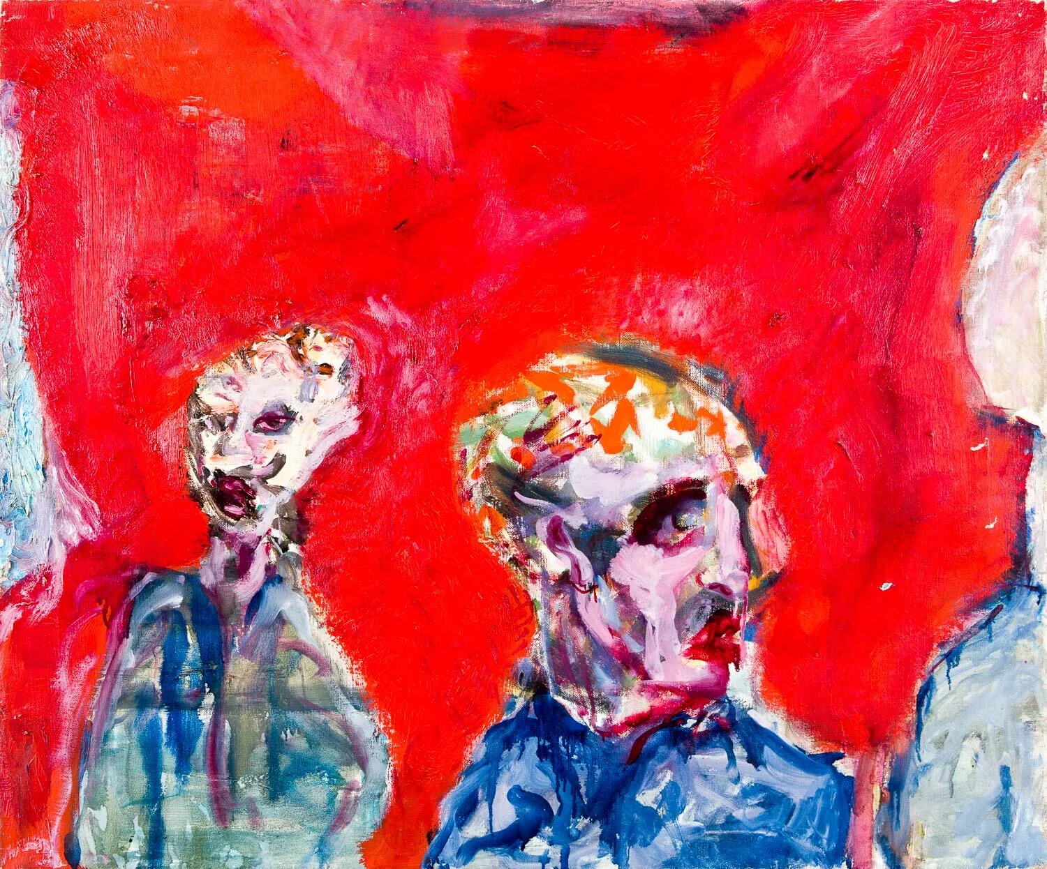    Waiting for the Man      Oil on Linen  |  29 x 36 inches  |  1979  |  Private Collection 