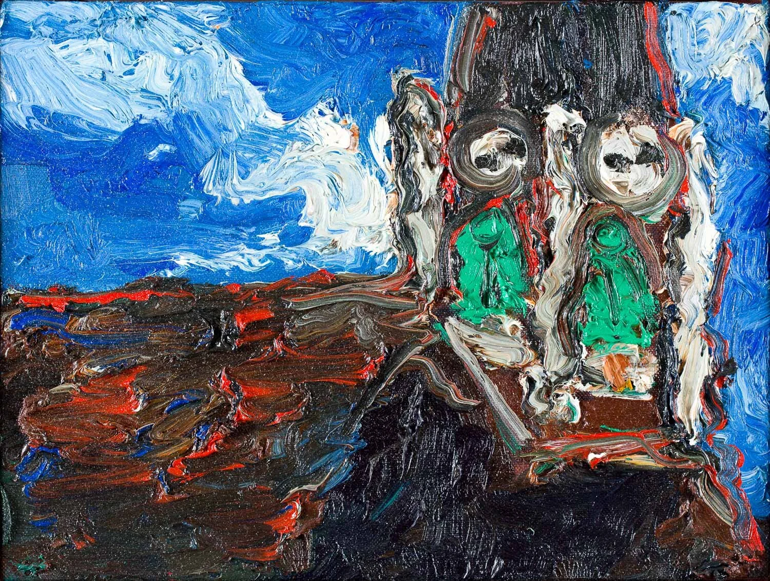 Sacred Hearts No.1 Oil on linen | 9 x 12 inches | 2012 | $1,000