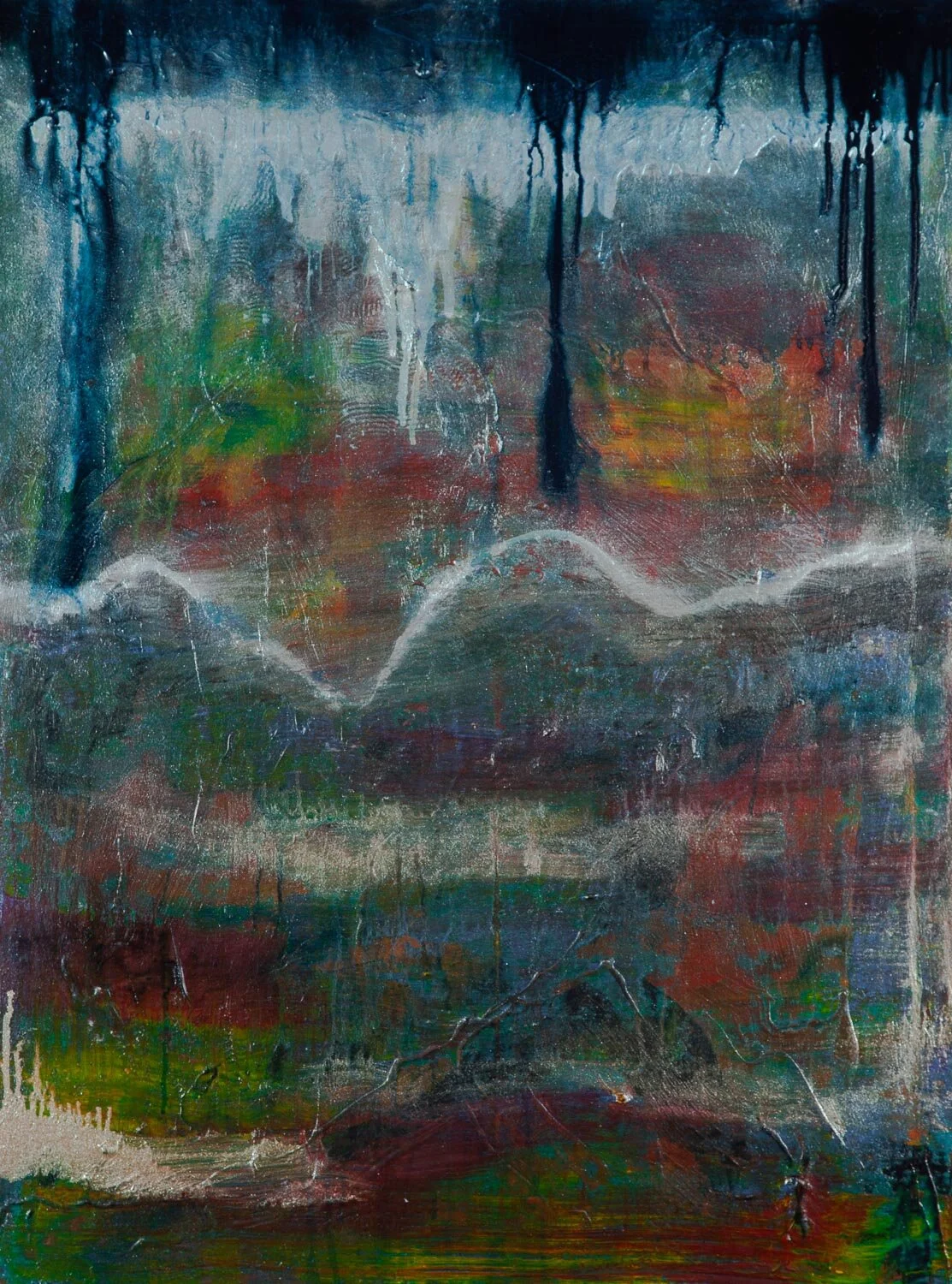 Subspace Acrylic on Canvas | 40 x 30 inches | 2020 | $5,500