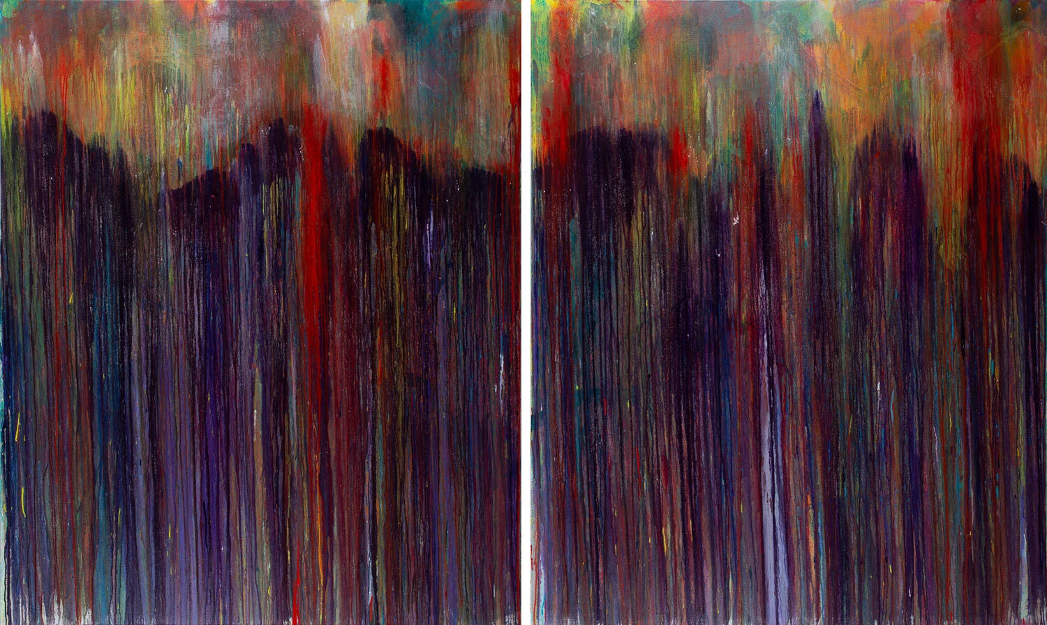 Cascade Acrylic on Canvas | 72 x 120 inches | 2020 | $24,200