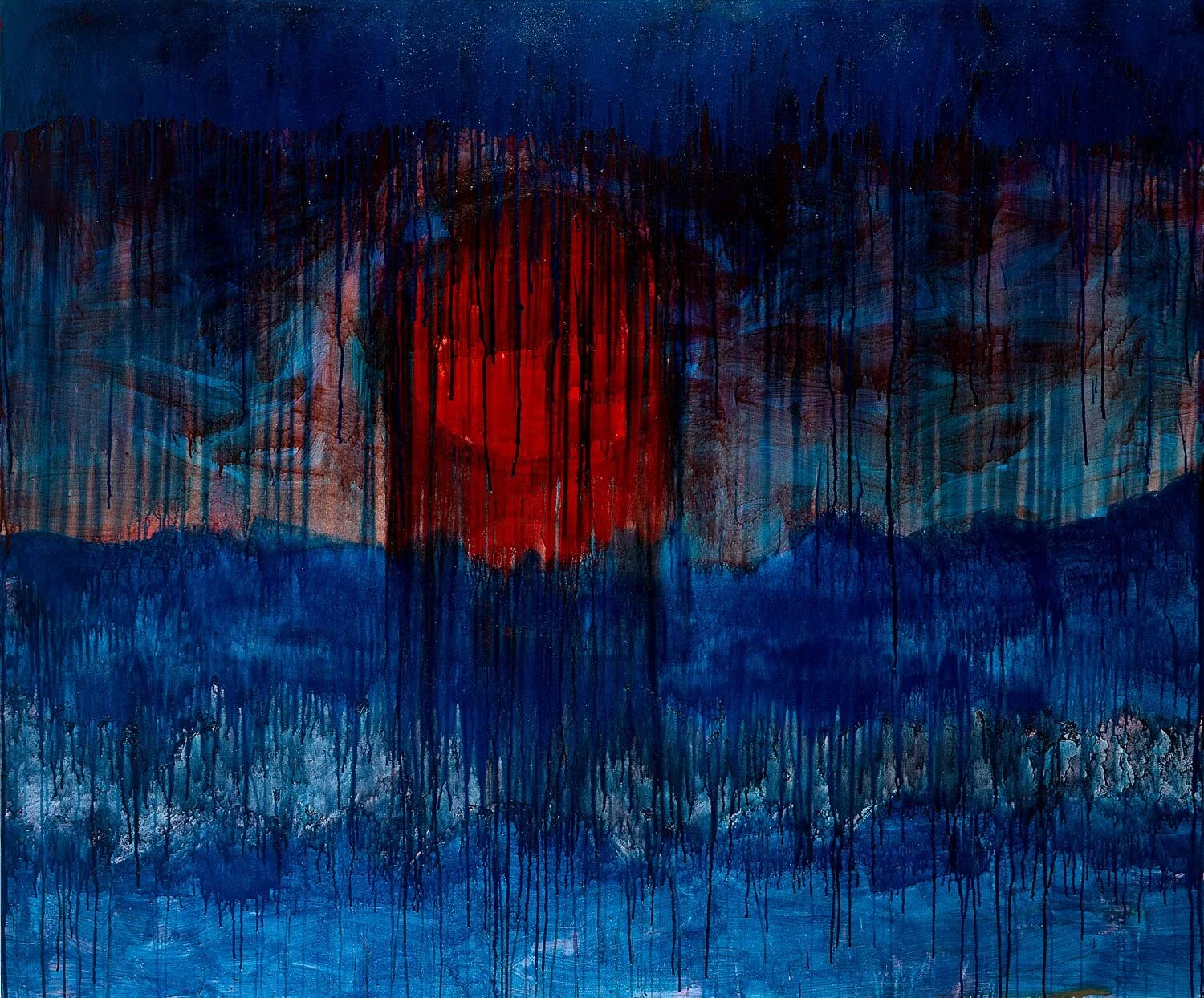 Big Bald Alchemical acrylic and urethane on canvas | 60 x 72 inches | 2021 | $12,100