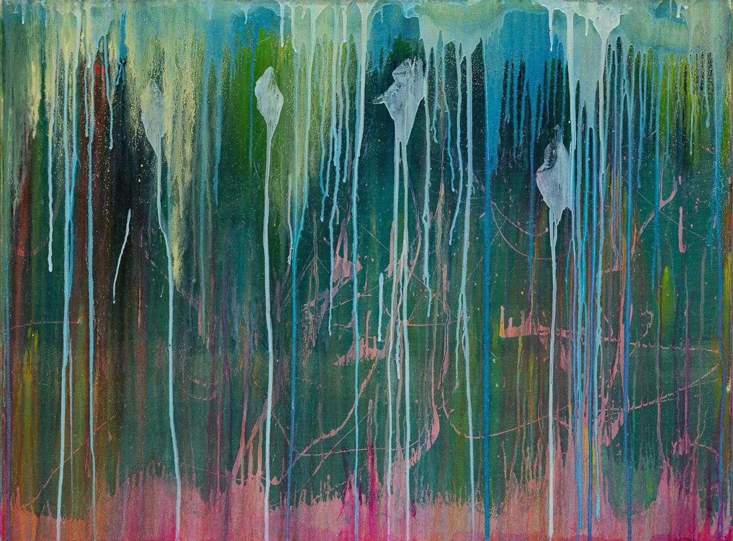 Room Alchemical acrylic and urethane on canvas | 40 x 30 inches | 2021 | $5,500 Available exclusively from ADC Fine Art