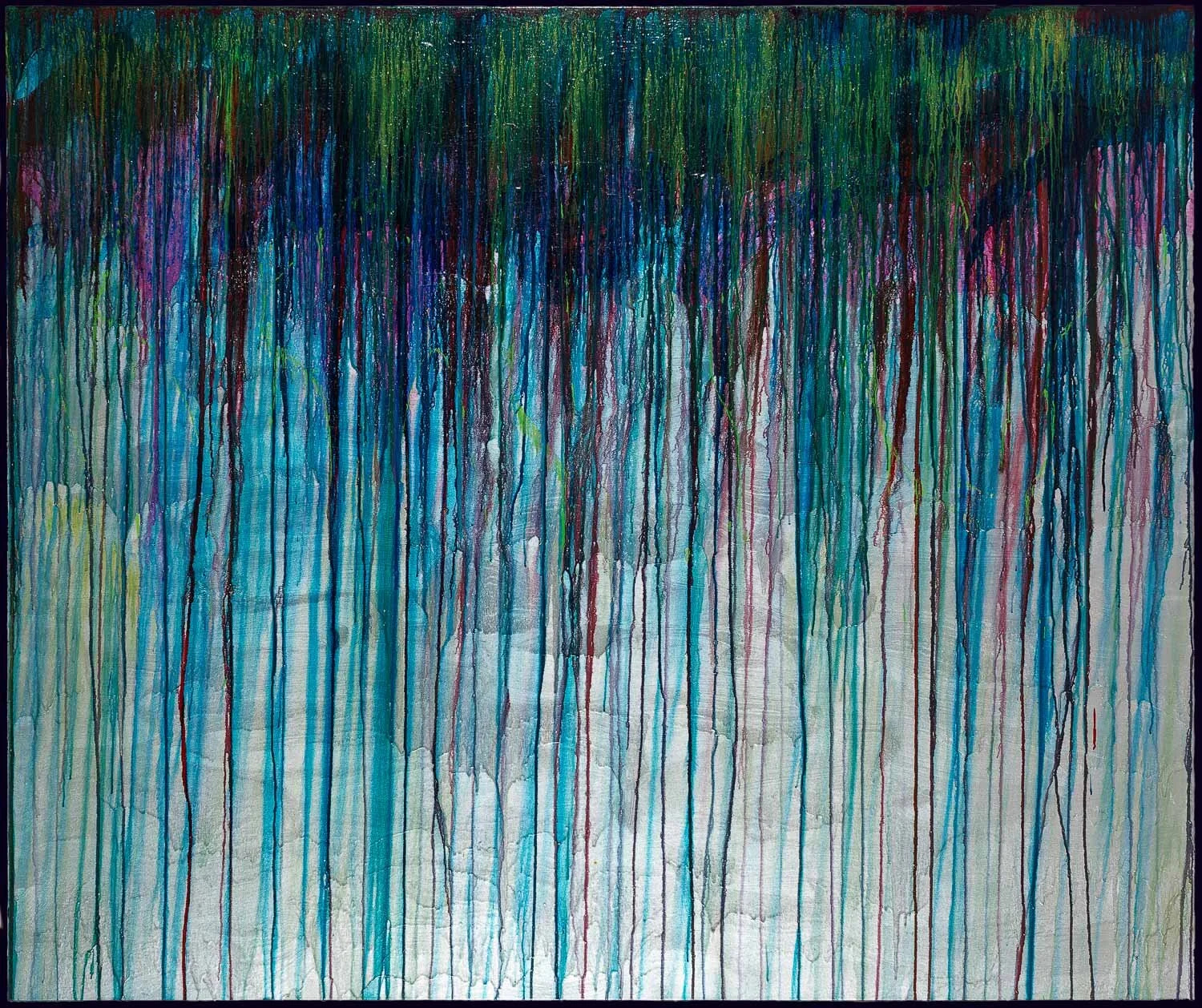 Raiz Alchemical acrylic and urethane on canvas | 60 x 72 inches | 2021 | $12,100
