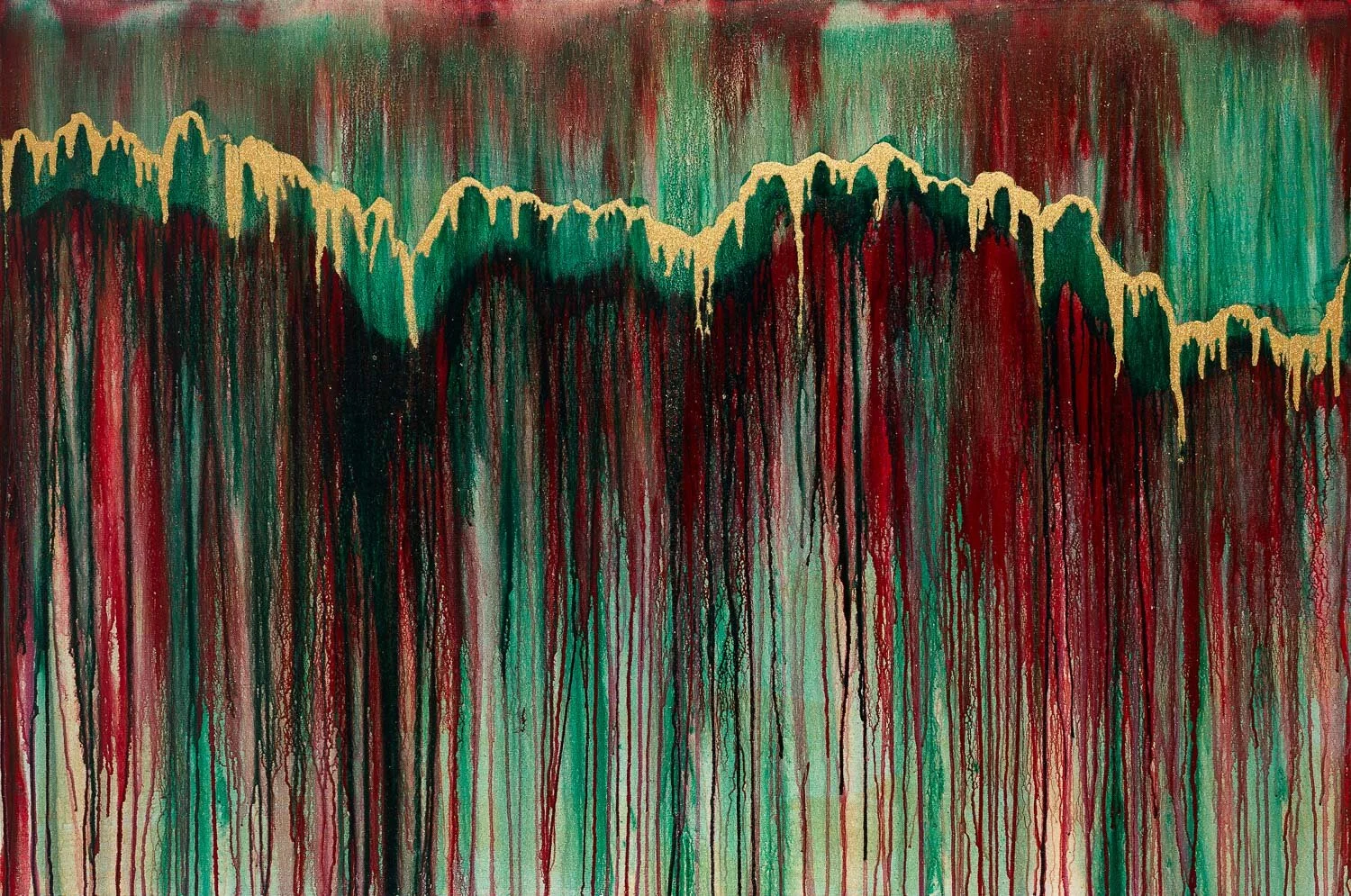 Elixir Alchemical acrylic and urethane on canvas | 40 x 60 inches | 2021 | $7,480