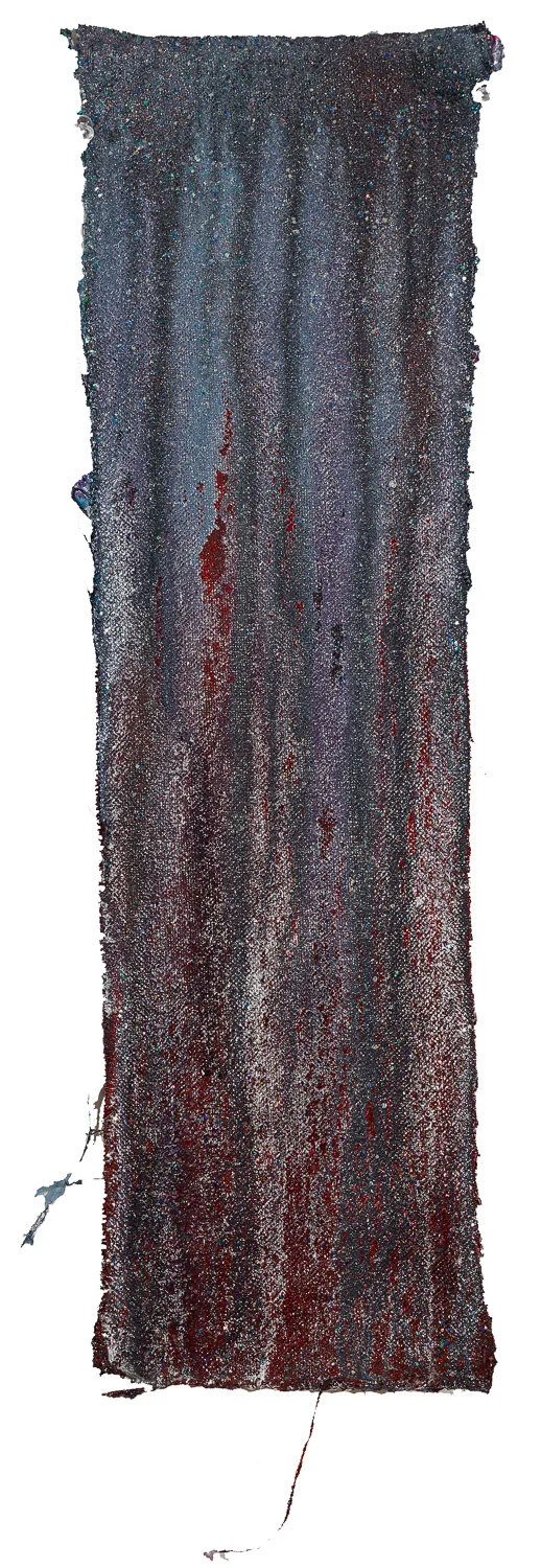 Rivulet Alchemical acrylic on canvas | 22 x 9 inches | 2021 | $1,750
