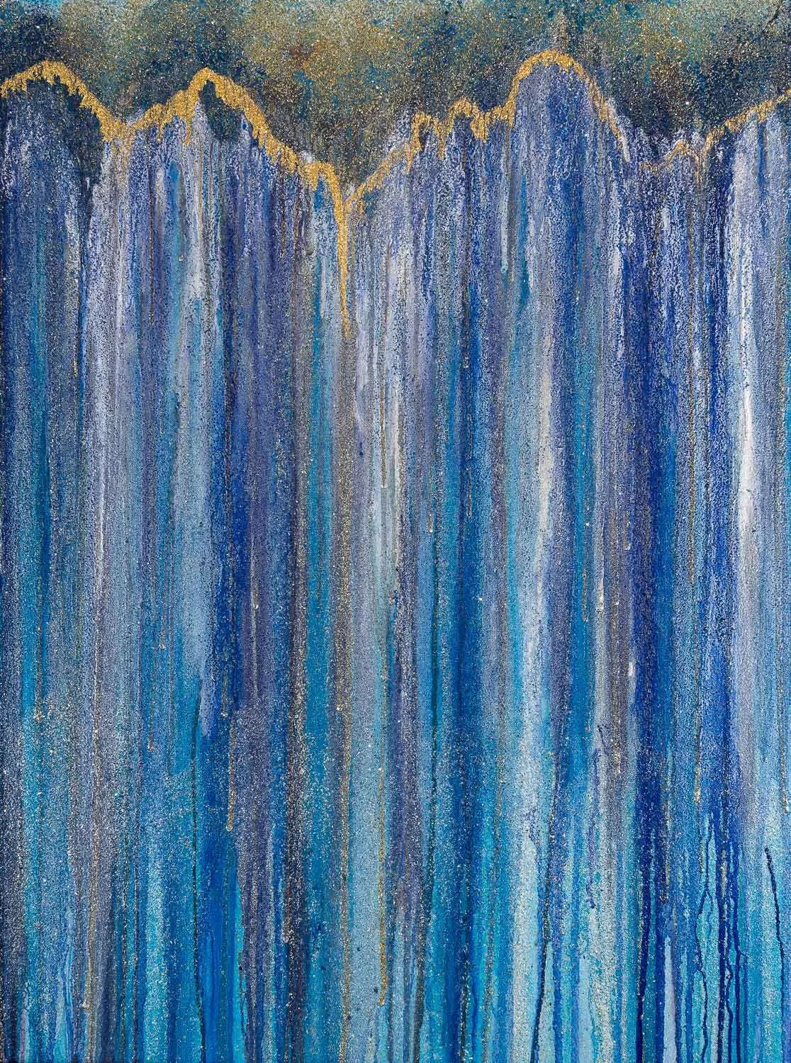 Coruscate Alchemical acrylic on canvas | 40 x 30 inches | 2021 | $3,200