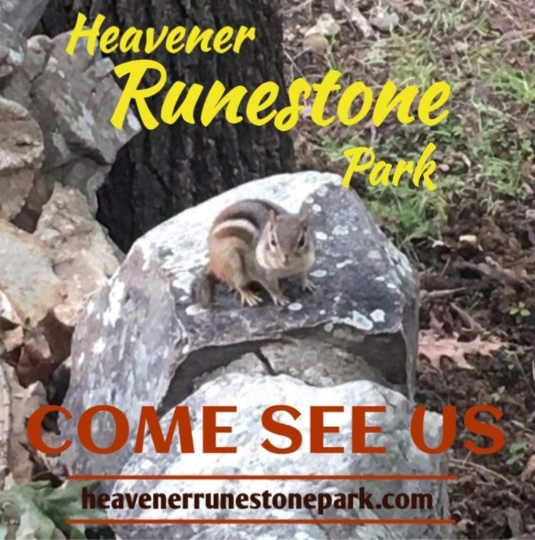 Come enjoy the warmer weather at the Runestone Park!