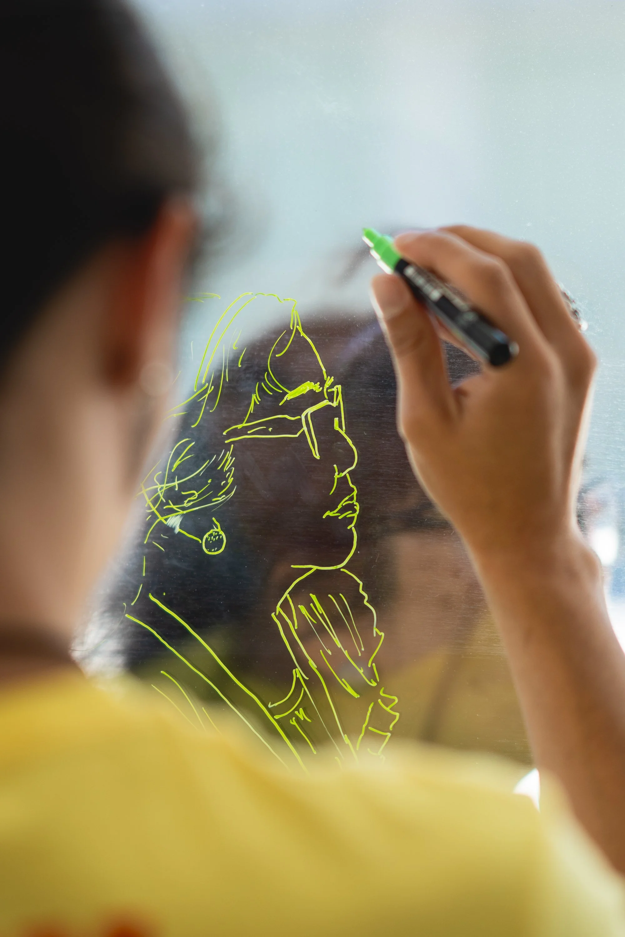 ROSHI
His work focuses on moments of personified narrative within subjective experience; the moments of revelation, transformation, and illumination that happen within ourselves. Creating images to encapsulate these stories and myths provides new