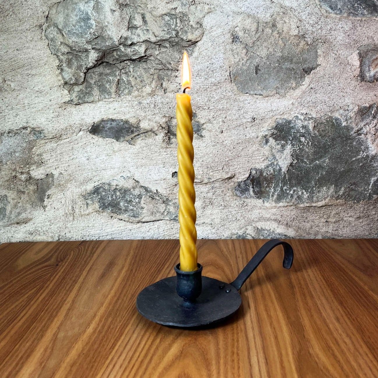 Low Handle Candle Holder