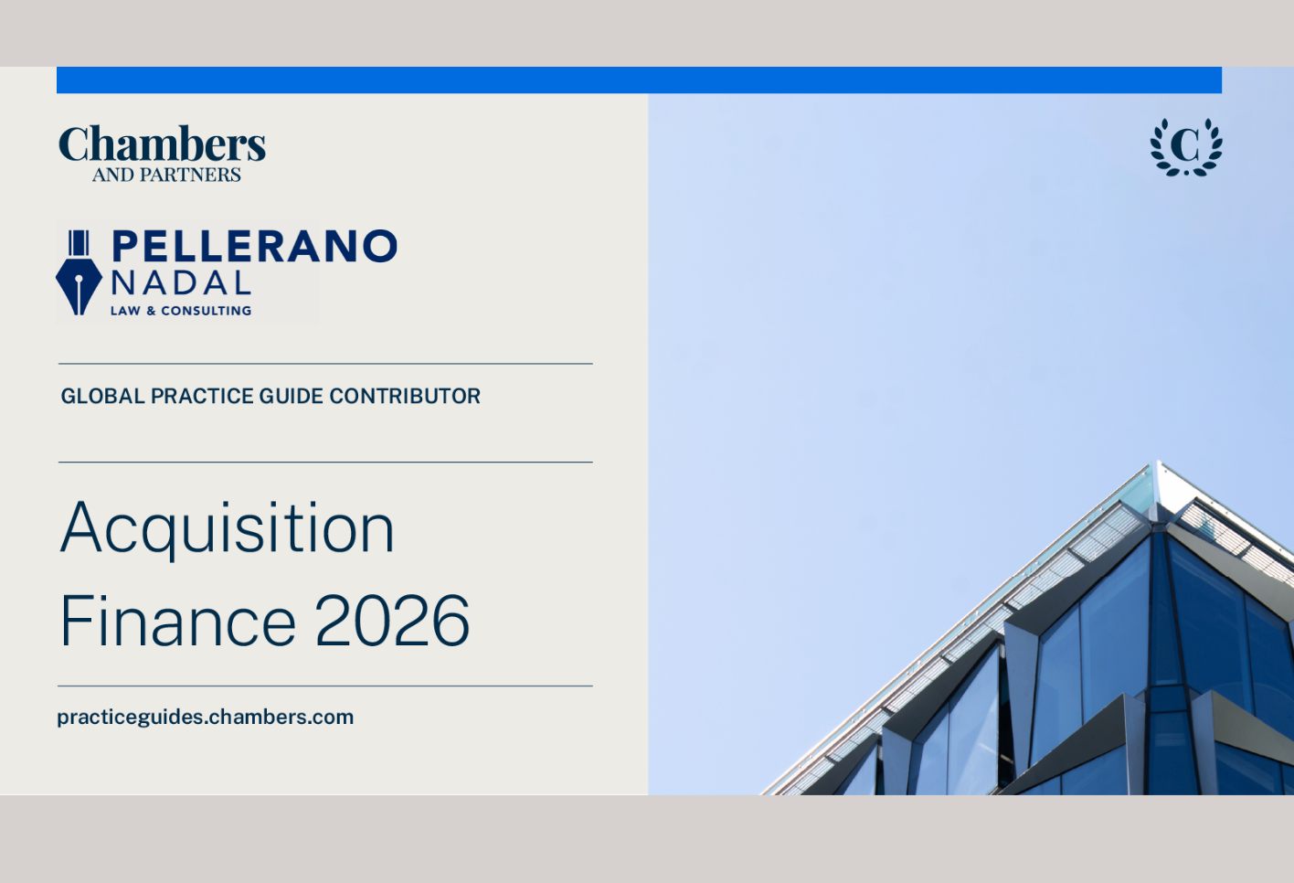 PELLERANO NADAL contributes to the “Acquisition Finance 2026” Guide published by CHAMBERS AND PARTNERS
