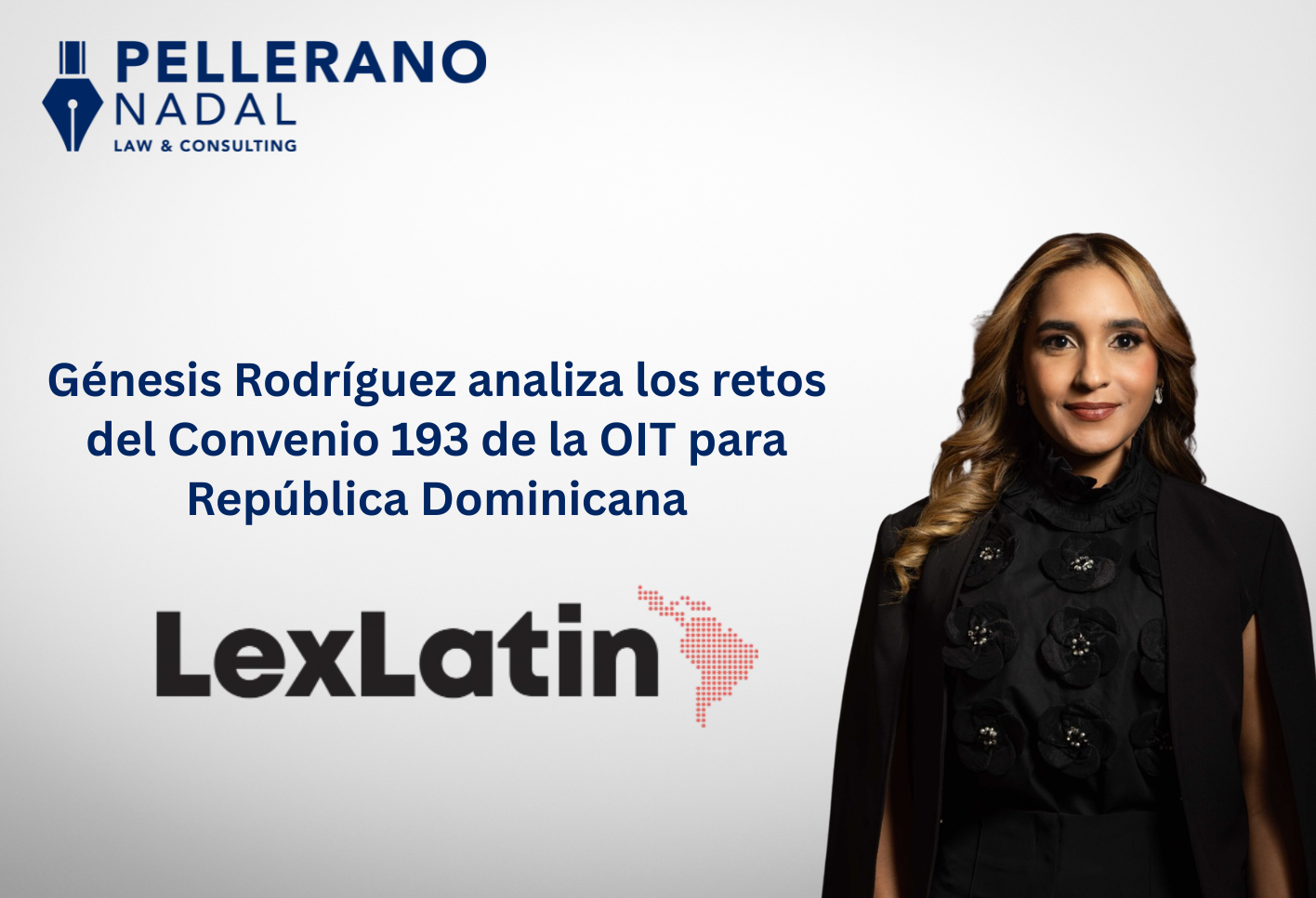 Génesis Rodríguez analiza los retos del Convenio 193 de la OIT para República Dominicana