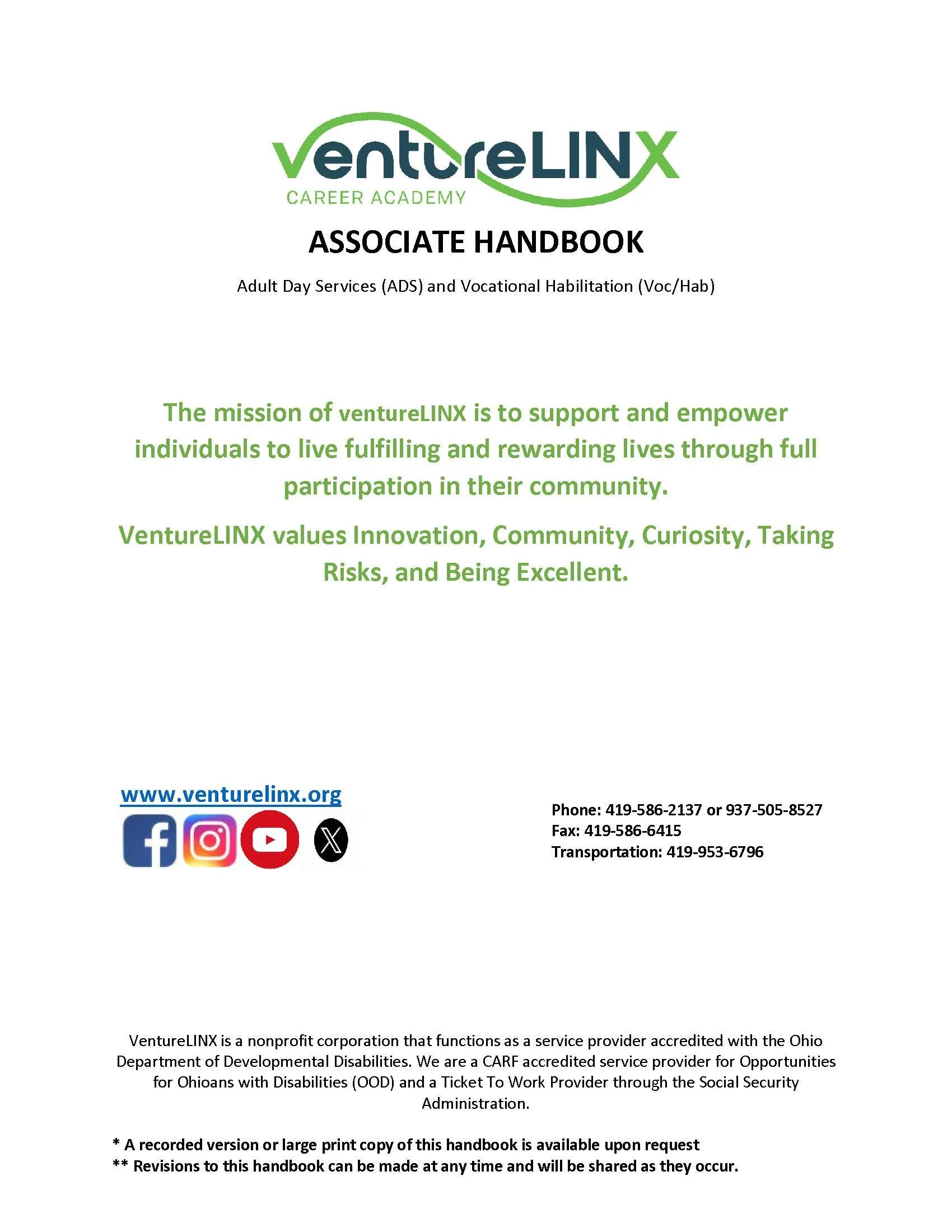 2026 Associate Handbook