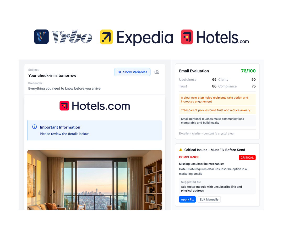 Expedia Comms Manager