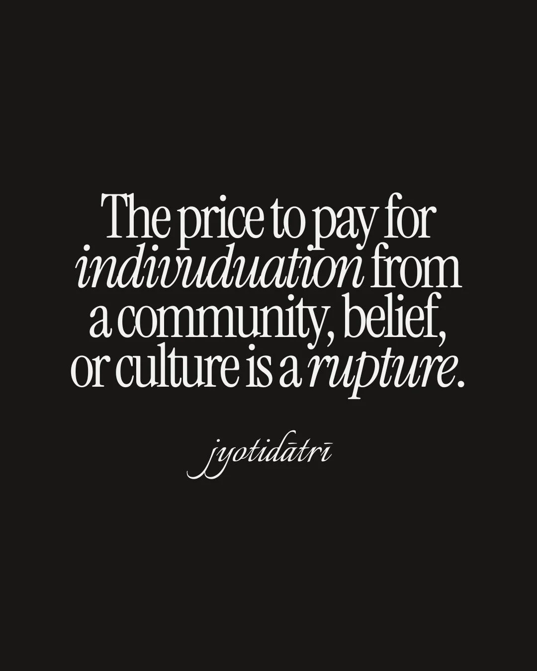 One can either walk away and/or become an outcast from their community of origin. 

This is one of the greatest fears associated with ego death. 

There is a process to this, and I will discuss it more in a video.