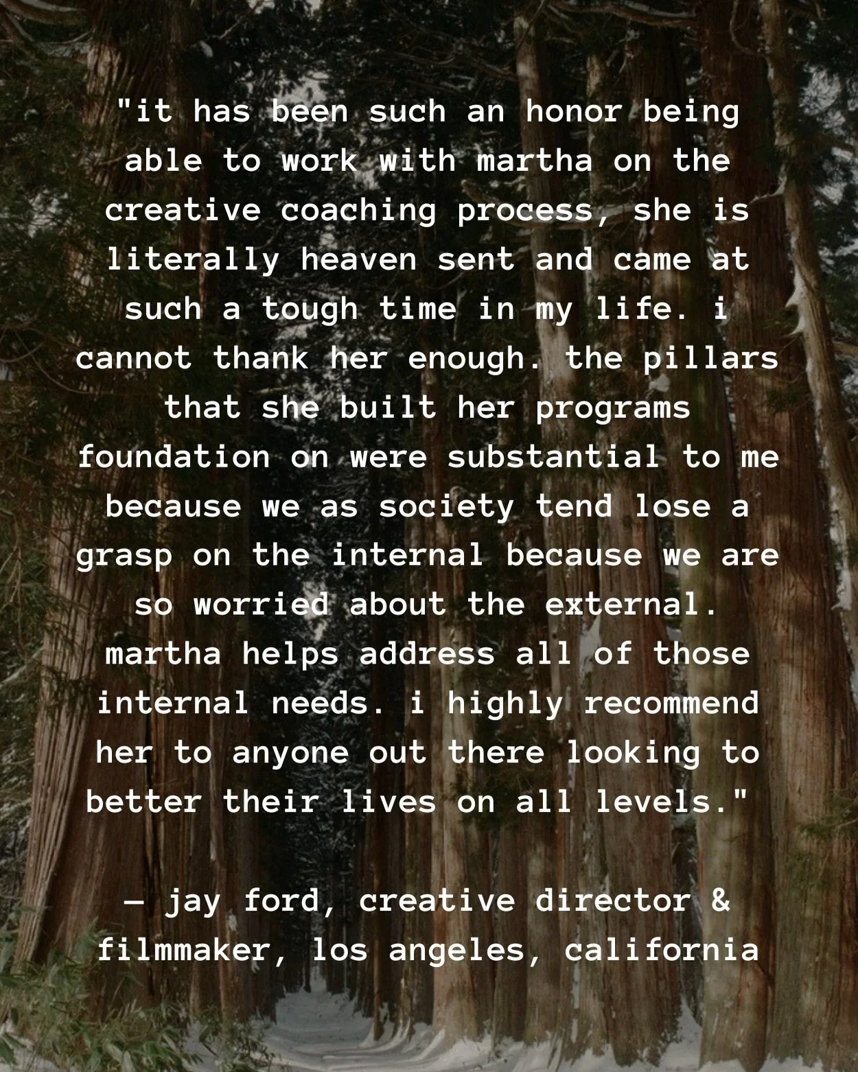consider this a soft launch for our brand new coaching offering creative by nature &mdash; a dedicated 3-month one-on-one coaching container with @martha_kirby for those who are ready to build a life and a business that are the same thing &mdash; tho