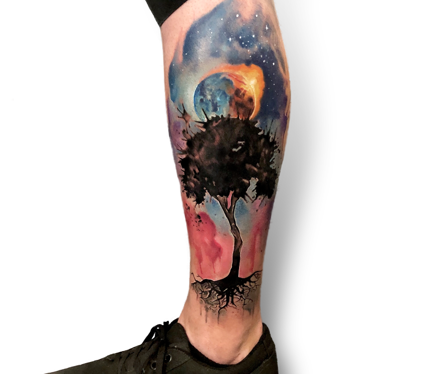 Watercolor Tattoo by Saul Gutierrez