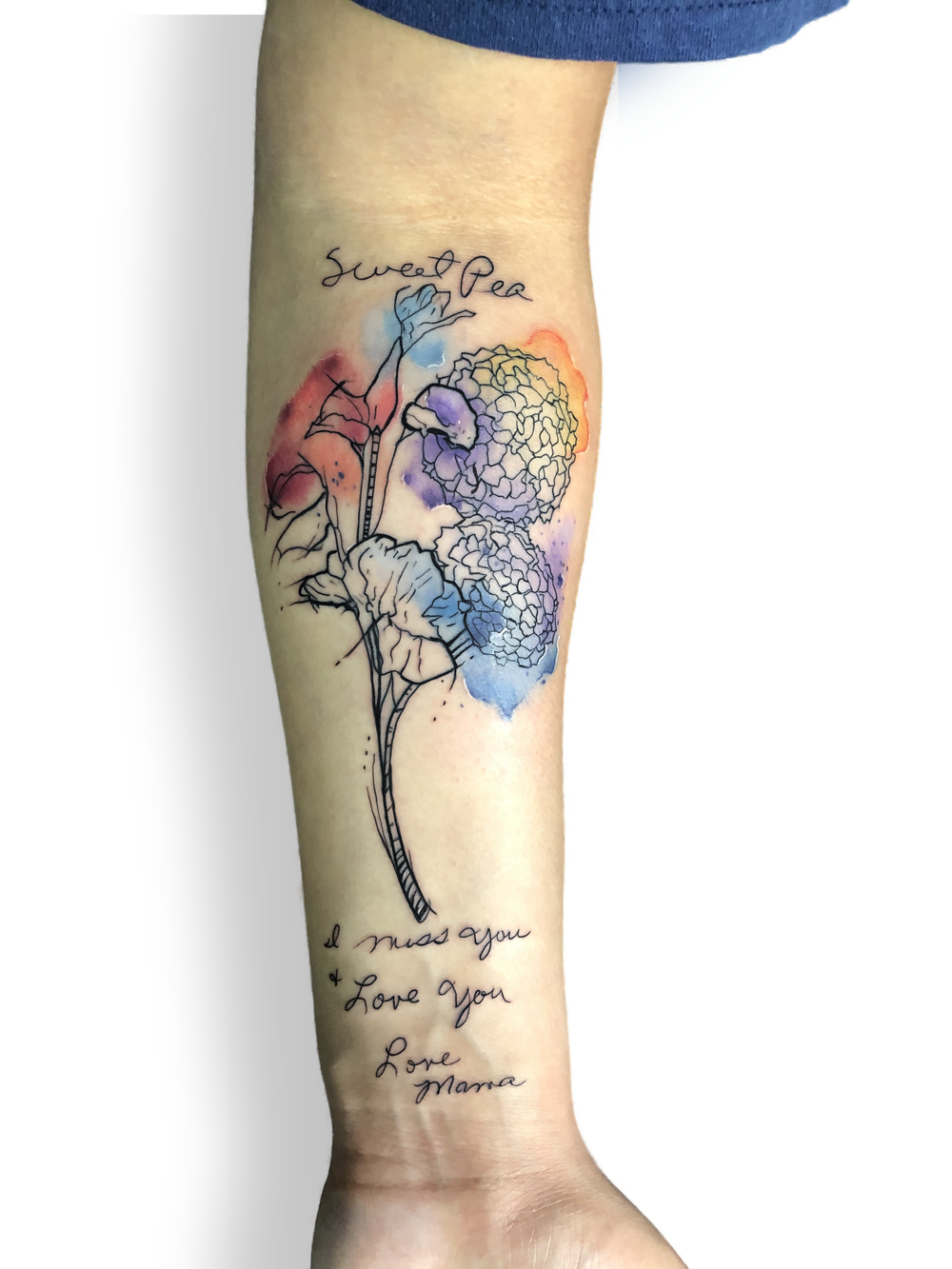 Watercolor Tattoo by Saul Gutierrez