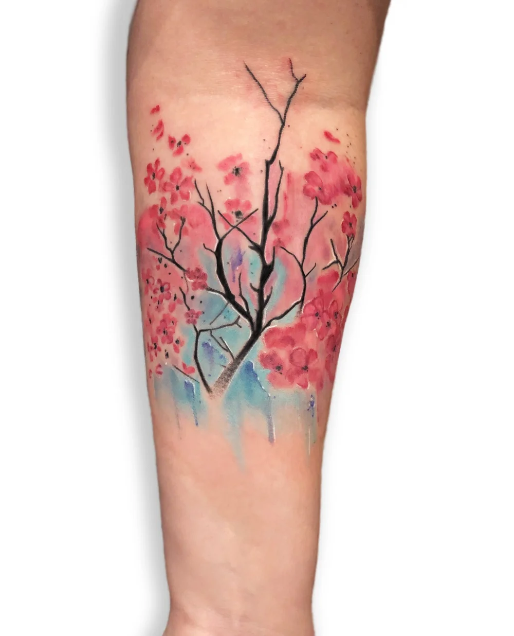 Watercolor Tattoo by Saul Gutierrez