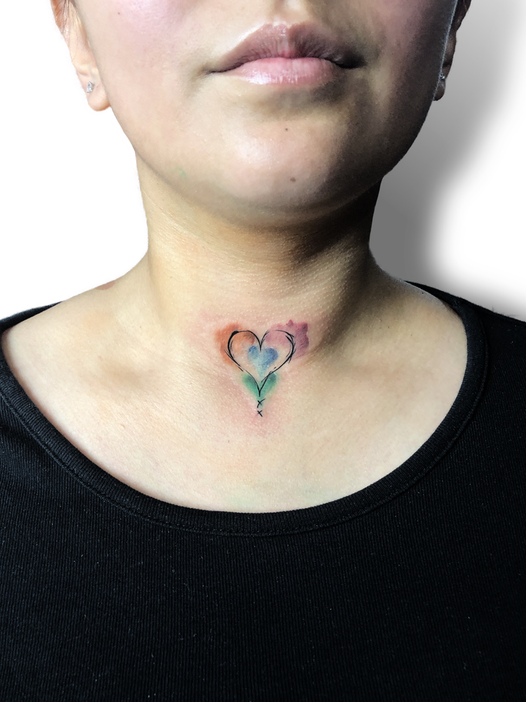 Watercolor Tattoo by Saul Gutierrez