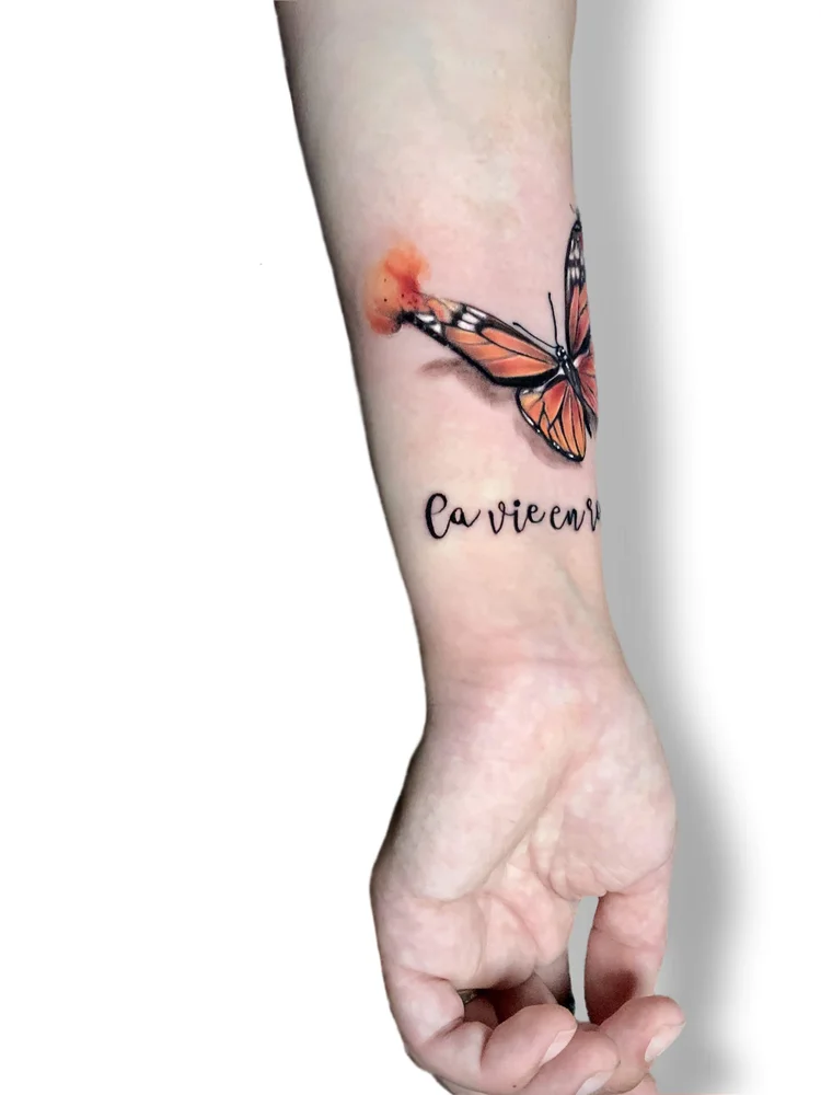 Watercolor Tattoo by Saul Gutierrez