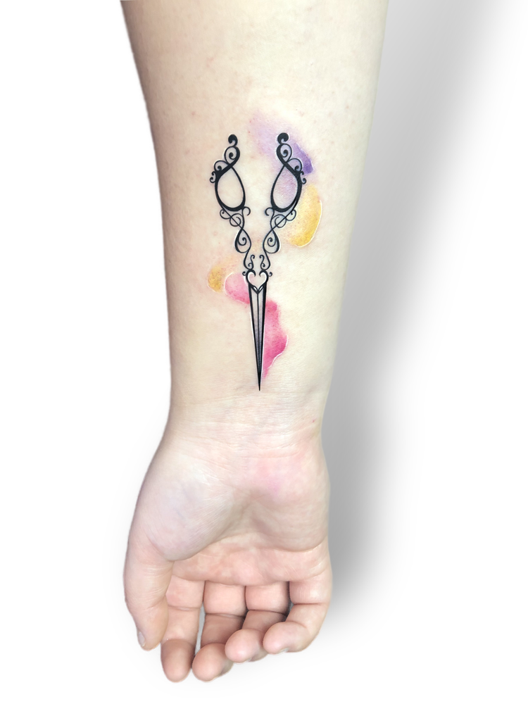 Watercolor Tattoo by Saul Gutierrez