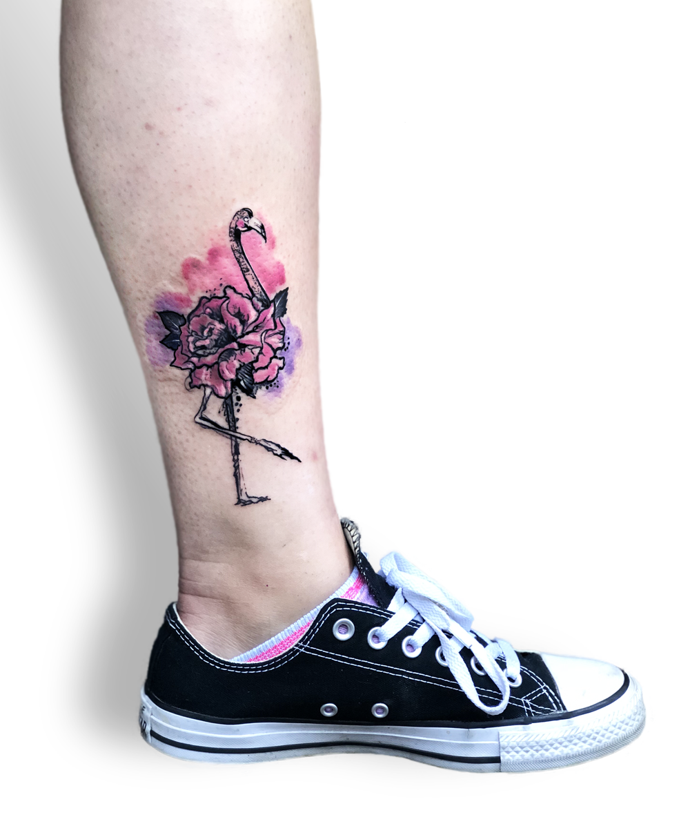 Watercolor Tattoo by Saul Gutierrez